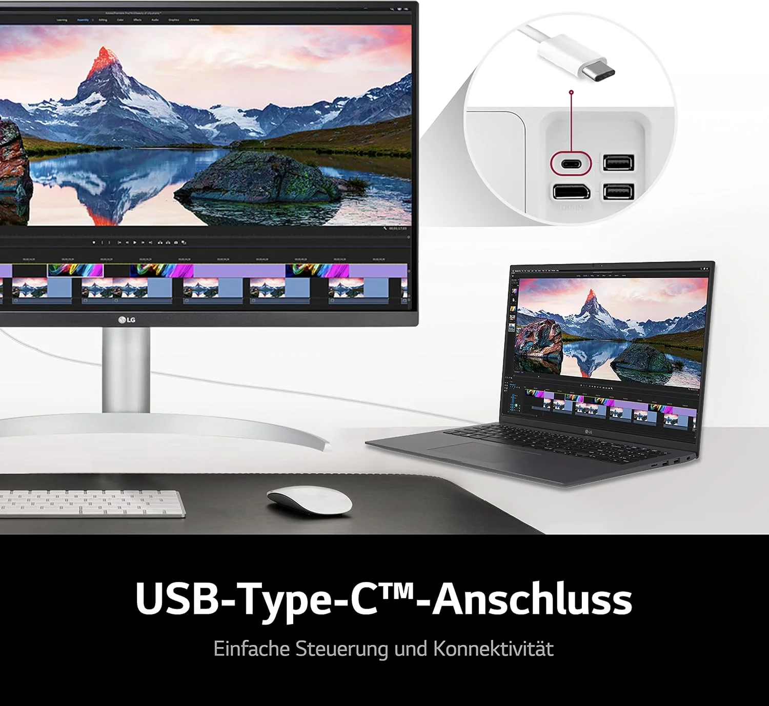مانیتور 27 اینچی 4K UHD ال جی مدل 27UP85NP-W، رزولوشن 3840x2160، نسبت تصویر 16:9، VESA DisplayHDR™ 400، AMD FreeSync™، پنل IPS با پوشش رنگی DCI-P3 95%، زمان پاسخگویی 5ms GtG - سفید و مشکی مانیتور 27 اینچی 4K UHD ال جی مدل 27UP85NP-W، رزولوشن 3840x2160، نسبت تصویر 16:9، VESA DisplayHDR™ 400، AMD FreeSync™، پنل IPS با پوشش رنگی DCI-P3 95%، زمان پاسخگویی 5ms GtG - سفید و مشکی