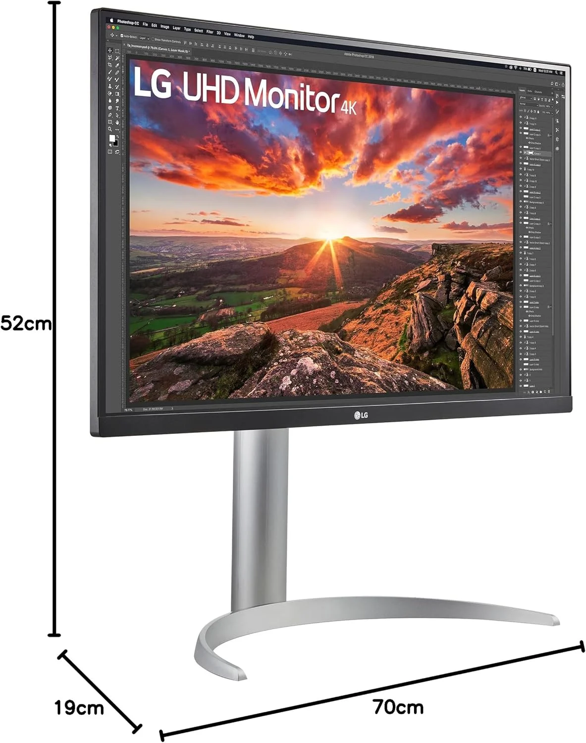 مانیتور 27 اینچی 4K UHD ال جی مدل 27UP85NP-W، رزولوشن 3840x2160، نسبت تصویر 16:9، VESA DisplayHDR™ 400، AMD FreeSync™، پنل IPS با پوشش رنگی DCI-P3 95%، زمان پاسخگویی 5ms GtG - سفید و مشکی مانیتور 27 اینچی 4K UHD ال جی مدل 27UP85NP-W، رزولوشن 3840x2160، نسبت تصویر 16:9، VESA DisplayHDR™ 400، AMD FreeSync™، پنل IPS با پوشش رنگی DCI-P3 95%، زمان پاسخگویی 5ms GtG - سفید و مشکی