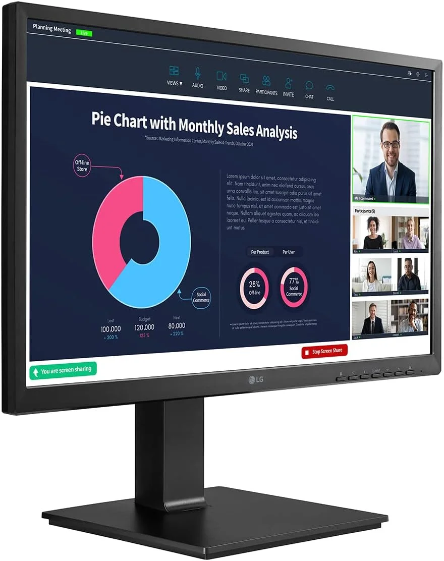 مانیتور ال جی 24BP75CP-B با صفحه نمایش 23.8 اینچی IPS و رزولوشن Full HD مانیتور ال جی 24BP75CP-B با صفحه نمایش 23.8 اینچی IPS و رزولوشن Full HD