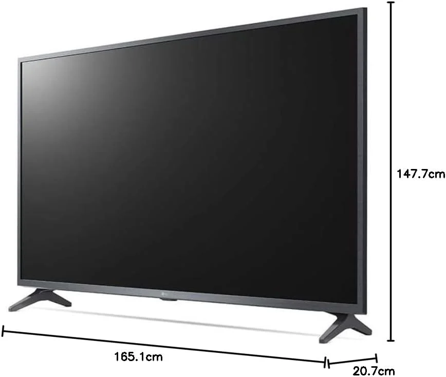 تلویزیون ال جی UHD 4K سری UQ7500، طراحی سینمایی صفحه نمایش 4K Active HDR WebOS Smart AI ThinQ 65 اینچ مشکی تلویزیون ال جی UHD 4K سری UQ7500، طراحی سینمایی صفحه نمایش 4K Active HDR WebOS Smart AI ThinQ 65 اینچ مشکی