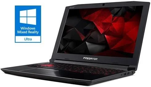 لپ تاپ گیمینگ پرچمدار ممتاز Acer Predator Helios 300 مدل 2018 (صفحه نمایش 15.6 اینچی FHD، پردازنده Intel Core i7-7700HQ، رم 16 گیگابایتی DDR4، حافظه SSD 256 گیگابایتی، کارت گرافیک GeForce GTX 1060 6GB، آماده واقعیت مجازی، کیبورد با نور پس زمینه قرمز، ویندوز 10) لپ تاپ گیمینگ پرچمدار ممتاز Acer Predator Helios 300 مدل 2018 (صفحه نمایش 15.6 اینچی FHD، پردازنده Intel Core i7-7700HQ، رم 16 گیگابایتی DDR4، حافظه SSD 256 گیگابایتی، کارت گرافیک GeForce GTX 1060 6GB، آماده واقعیت مجازی، کیبورد با نور پس زمینه قرمز، ویندوز 10)