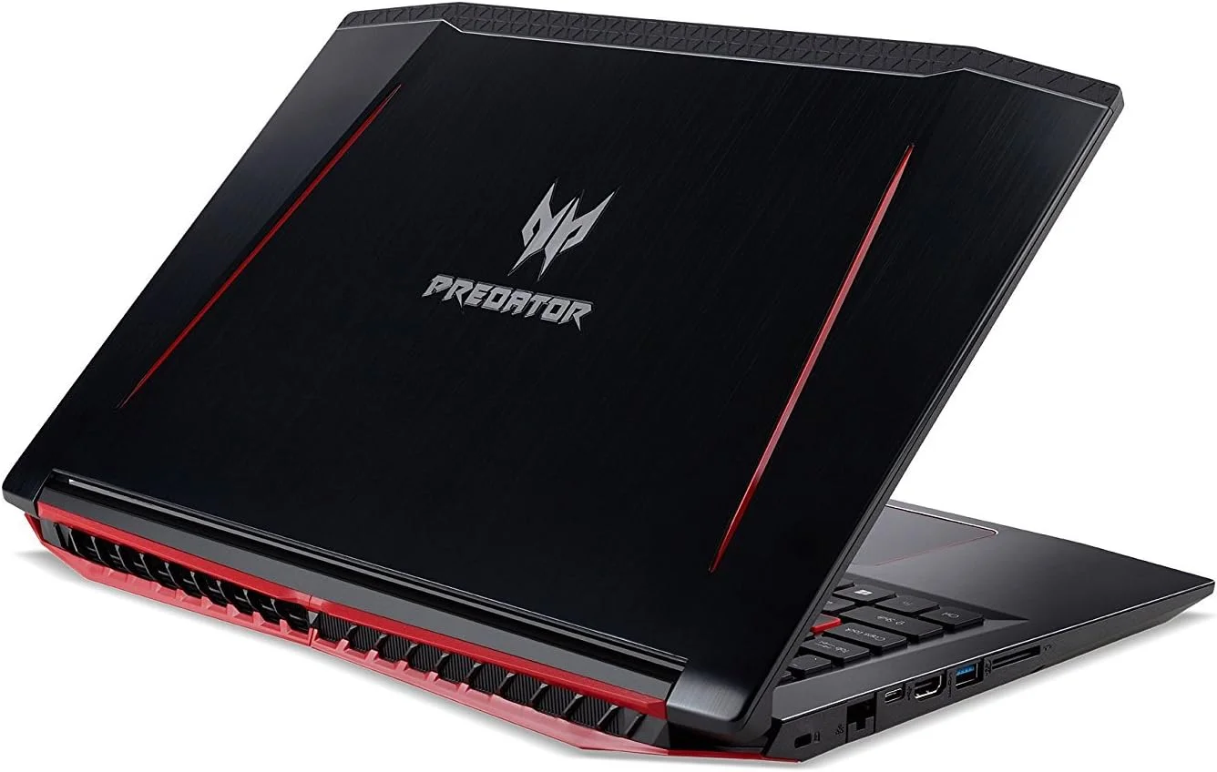 لپ تاپ گیمینگ پرچمدار ممتاز Acer Predator Helios 300 مدل 2018 (صفحه نمایش 15.6 اینچی FHD، پردازنده Intel Core i7-7700HQ، رم 16 گیگابایتی DDR4، حافظه SSD 256 گیگابایتی، کارت گرافیک GeForce GTX 1060 6GB، آماده واقعیت مجازی، کیبورد با نور پس زمینه قرمز، ویندوز 10) لپ تاپ گیمینگ پرچمدار ممتاز Acer Predator Helios 300 مدل 2018 (صفحه نمایش 15.6 اینچی FHD، پردازنده Intel Core i7-7700HQ، رم 16 گیگابایتی DDR4، حافظه SSD 256 گیگابایتی، کارت گرافیک GeForce GTX 1060 6GB، آماده واقعیت مجازی، کیبورد با نور پس زمینه قرمز، ویندوز 10)