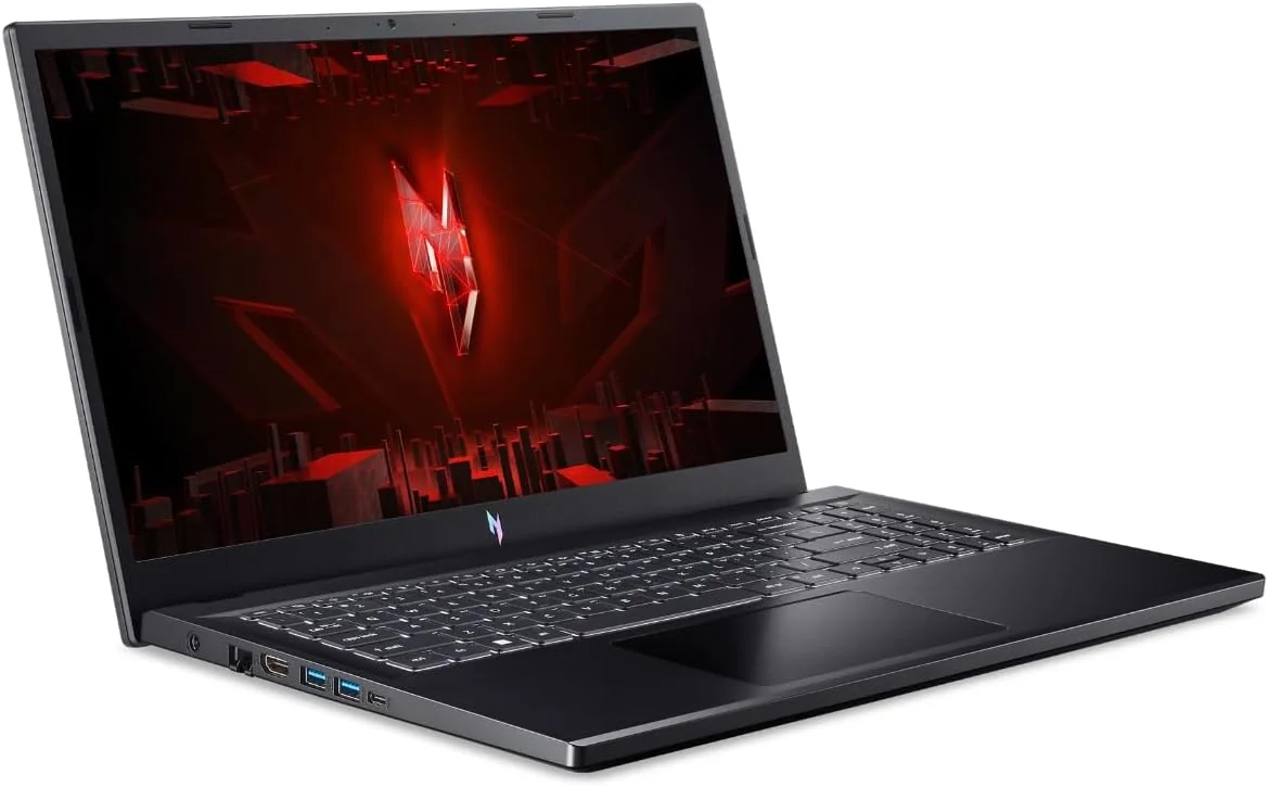 لپ تاپ گیمینگ ایسر Nitro V 15 | صفحه نمایش 15.6 اینچی FHD IPS 144Hz | پردازنده 10 هسته ای اینتل i7-13620H | 32 گیگابایت DDR5 1 ترابایت SSD | کارت گرافیک GeForce RTX 4060 | کیبورد دارای نور پس زمینه USB-C Win11Pro به همراه لوازم جانبی DLCA لپ تاپ گیمینگ ایسر Nitro V 15 | صفحه نمایش 15.6 اینچی FHD IPS 144Hz | پردازنده 10 هسته ای اینتل i7-13620H | 32 گیگابایت DDR5 1 ترابایت SSD | کارت گرافیک GeForce RTX 4060 | کیبورد دارای نور پس زمینه USB-C Win11Pro به همراه لوازم جانبی DLCA