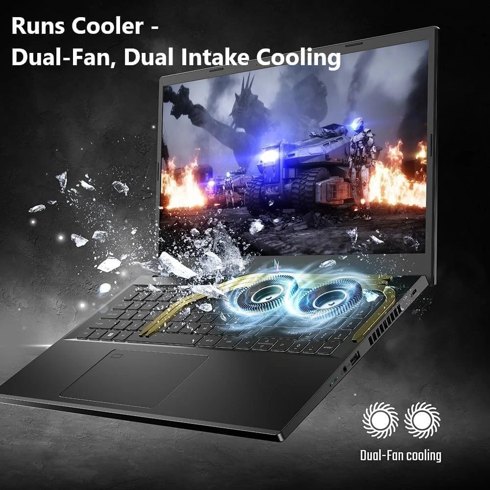 لپ تاپ گیمینگ ایسر Nitro V 15، پردازنده Intel i9-13900H تا 5.4 گیگاهرتز، GeForce RTX 4060، صفحه نمایش 15.6 اینچی 144 هرتز IPS، رم 64 گیگابایت DDR5، حافظه SSD 4 ترابایت، Wi-Fi 6، کیبورد با نور پس زمینه، ویندوز 11 پرو، ماوس گیمینگ، فلش مموری 256 گیگابایتی لپ تاپ گیمینگ ایسر Nitro V 15، پردازنده Intel i9-13900H تا 5.4 گیگاهرتز، GeForce RTX 4060، صفحه نمایش 15.6 اینچی 144 هرتز IPS، رم 64 گیگابایت DDR5، حافظه SSD 4 ترابایت، Wi-Fi 6، کیبورد با نور پس زمینه، ویندوز 11 پرو، ماوس گیمینگ، فلش مموری 256 گیگابایتی