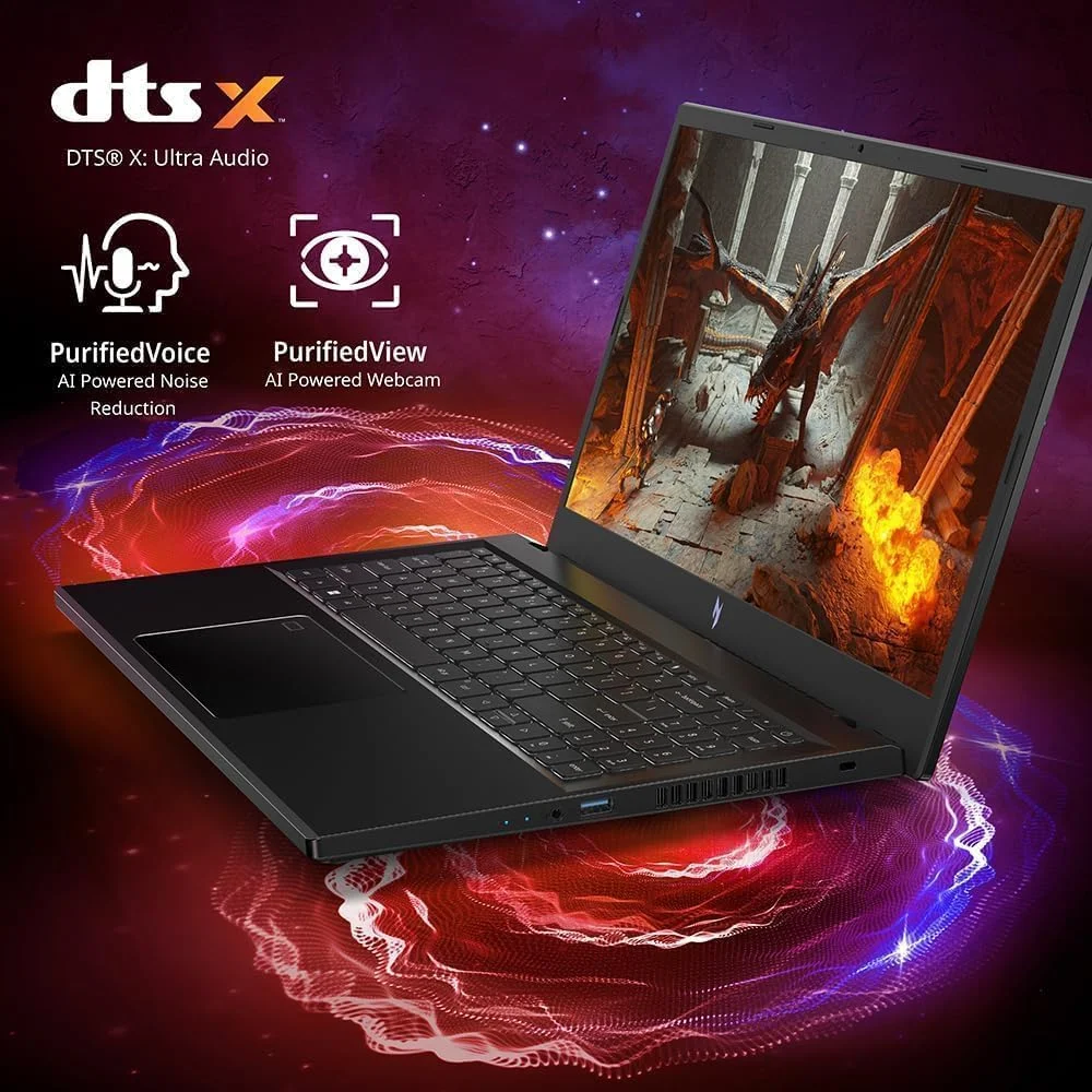لپ تاپ گیمینگ ایسر Nitro V 15، پردازنده Intel i9-13900H تا 5.4 گیگاهرتز، GeForce RTX 4060، صفحه نمایش 15.6 اینچی 144 هرتز IPS، رم 64 گیگابایت DDR5، حافظه SSD 4 ترابایت، Wi-Fi 6، کیبورد با نور پس زمینه، ویندوز 11 پرو، ماوس گیمینگ، فلش مموری 256 گیگابایتی لپ تاپ گیمینگ ایسر Nitro V 15، پردازنده Intel i9-13900H تا 5.4 گیگاهرتز، GeForce RTX 4060، صفحه نمایش 15.6 اینچی 144 هرتز IPS، رم 64 گیگابایت DDR5، حافظه SSD 4 ترابایت، Wi-Fi 6، کیبورد با نور پس زمینه، ویندوز 11 پرو، ماوس گیمینگ، فلش مموری 256 گیگابایتی