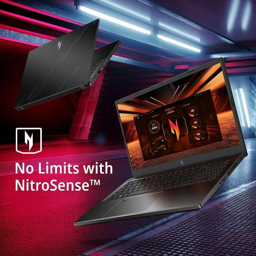 لپ تاپ گیمینگ ایسر Nitro V 15، پردازنده Intel i9-13900H تا 5.4 گیگاهرتز، GeForce RTX 4060، صفحه نمایش 15.6 اینچی 144 هرتز IPS، رم 64 گیگابایت DDR5، حافظه SSD 4 ترابایت، Wi-Fi 6، کیبورد با نور پس زمینه، ویندوز 11 پرو، ماوس گیمینگ، فلش مموری 256 گیگابایتی لپ تاپ گیمینگ ایسر Nitro V 15، پردازنده Intel i9-13900H تا 5.4 گیگاهرتز، GeForce RTX 4060، صفحه نمایش 15.6 اینچی 144 هرتز IPS، رم 64 گیگابایت DDR5، حافظه SSD 4 ترابایت، Wi-Fi 6، کیبورد با نور پس زمینه، ویندوز 11 پرو، ماوس گیمینگ، فلش مموری 256 گیگابایتی