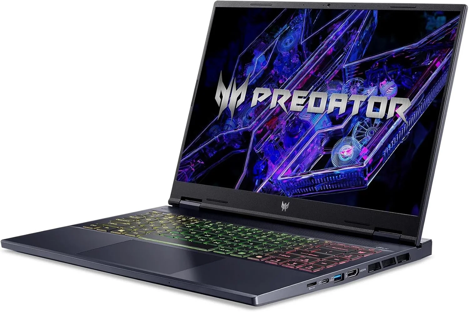 لپ تاپ گیمینگ ایسر Predator Helios Neo 14 AI PC، صفحه نمایش 14.5 اینچی WQXGA (2560x1600) 120 هرتز (100% sRGB، G-SYNC)، پردازنده 16 هسته ای Intel Ultra 7 155H، رم 16 گیگابایتی، حافظه SSD 1 ترابایتی، کارت گرافیک GeForce RTX 4070، نور پس زمینه RGB، ویندوز 11، هاب ICP با Copilot AI لپ تاپ گیمینگ ایسر Predator Helios Neo 14 AI PC، صفحه نمایش 14.5 اینچی WQXGA (2560x1600) 120 هرتز (100% sRGB، G-SYNC)، پردازنده 16 هسته ای Intel Ultra 7 155H، رم 16 گیگابایتی، حافظه SSD 1 ترابایتی، کارت گرافیک GeForce RTX 4070، نور پس زمینه RGB، ویندوز 11، هاب ICP با Copilot AI