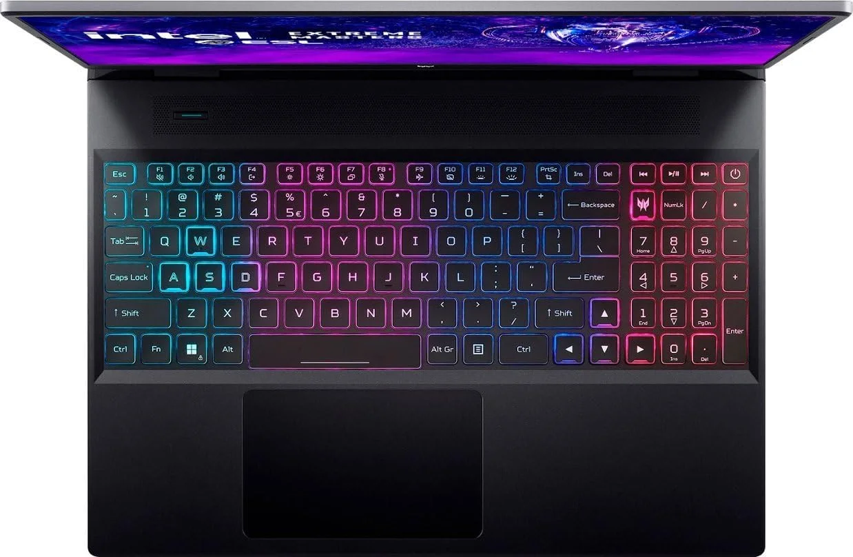 لپ تاپ گیمینگ ایسر Predator Helios Neo، نمایشگر 16 اینچی WQXGA 165 هرتز، پردازنده Intel Core i7-13700HX (16 هسته ای)، NVIDIA GeForce RTX 4050، رم 32 گیگابایتی DDR5، SSD 2 ترابایتی، صفحه کلید با نور پس زمینه، Windows 11 Pro، به همراه پایه لپ تاپ لپ تاپ گیمینگ ایسر Predator Helios Neo، نمایشگر 16 اینچی WQXGA 165 هرتز، پردازنده Intel Core i7-13700HX (16 هسته ای)، NVIDIA GeForce RTX 4050، رم 32 گیگابایتی DDR5، SSD 2 ترابایتی، صفحه کلید با نور پس زمینه، Windows 11 Pro، به همراه پایه لپ تاپ