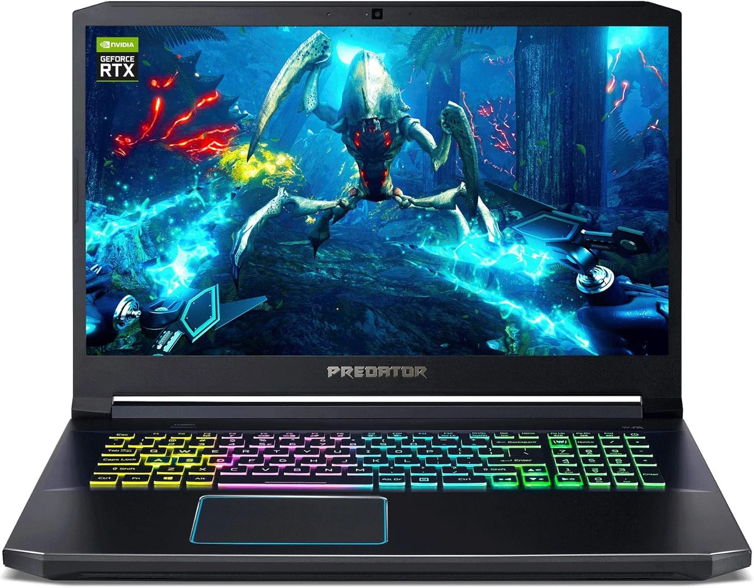 لپ تاپ گیمینگ ایسر Predator Helios 300 - پردازنده Intel Core i7-9750H 2.60GHz، رم 16 گیگابایت، SSD 512 گیگابایت، صفحه نمایش 17.3 اینچی FHD، کارت گرافیک NVIDIA GeForce GTX 1660Ti 6GB، ویندوز 10 Home، رنگ مشکی Abyssal