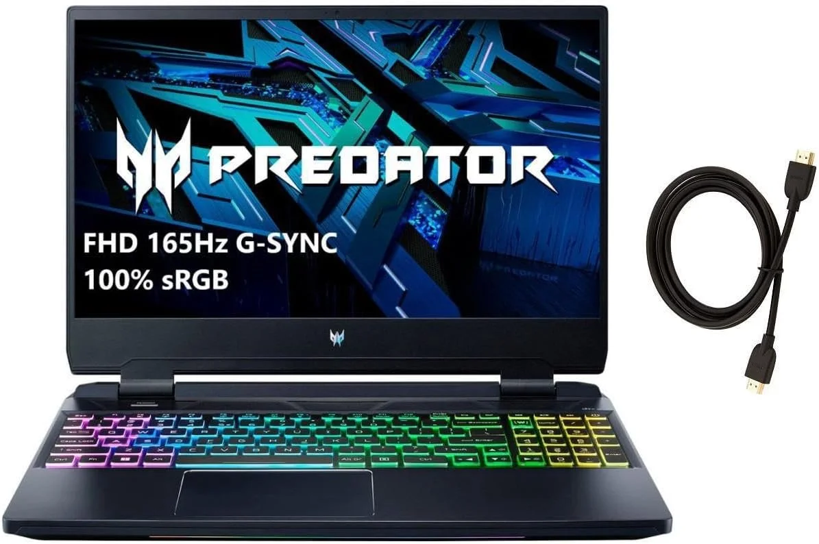 لپ تاپ گیمینگ Acer Predator Helios با صفحه نمایش 15.6 اینچی FHD 165 هرتز | پردازنده Intel i7-12700H | کارت گرافیک NVIDIA GeForce RTX 3060 | رم 16 گیگابایت DDR5 | حافظه SSD 1024 گیگابایت | کیبورد با نور پس زمینه RGB 4 ناحیه | ویندوز 11 هوم | همراه با کابل HDMI