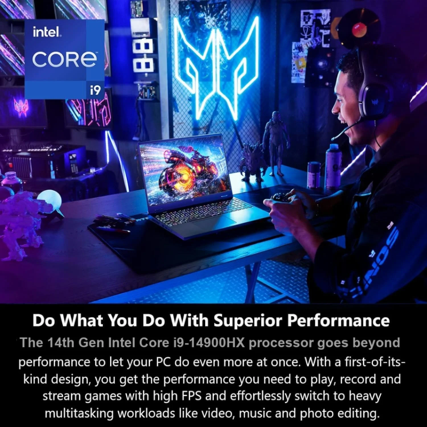 لپ تاپ گیمینگ ایسر Predator Helios Neo 16، پردازنده Intel i9-14900HX، کارت گرافیک NVIDIA RTX 4060، صفحه نمایش 16 اینچی 1900x1200 WUXGA IPS 165Hz 400 nits، رم 64 گیگابایتی DDR5، حافظه SSD 1 ترابایتی، ویندوز 11 پرو، Microsoft Office Pro لپ تاپ گیمینگ ایسر Predator Helios Neo 16، پردازنده Intel i9-14900HX، کارت گرافیک NVIDIA RTX 4060، صفحه نمایش 16 اینچی 1900x1200 WUXGA IPS 165Hz 400 nits، رم 64 گیگابایتی DDR5، حافظه SSD 1 ترابایتی، ویندوز 11 پرو، Microsoft Office Pro