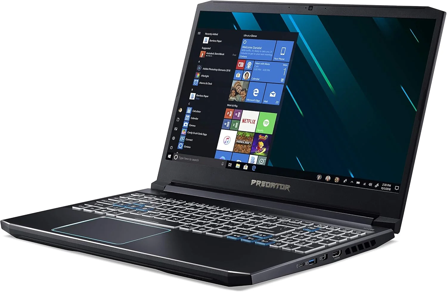 لپ تاپ گیمینگ ایسر Predator Helios 300، صفحه نمایش 15.6 اینچی Full HD 144Hz 3ms IPS، پردازنده Intel i7-9750H، کارت گرافیک GTX 1660 Ti 6GB، رم 16GB DDR4، حافظه SSD 512GB PCIe NVMe، کیبورد RGB، مدل PH315-52-72RG لپ تاپ گیمینگ ایسر Predator Helios 300، صفحه نمایش 15.6 اینچی Full HD 144Hz 3ms IPS، پردازنده Intel i7-9750H، کارت گرافیک GTX 1660 Ti 6GB، رم 16GB DDR4، حافظه SSD 512GB PCIe NVMe، کیبورد RGB، مدل PH315-52-72RG