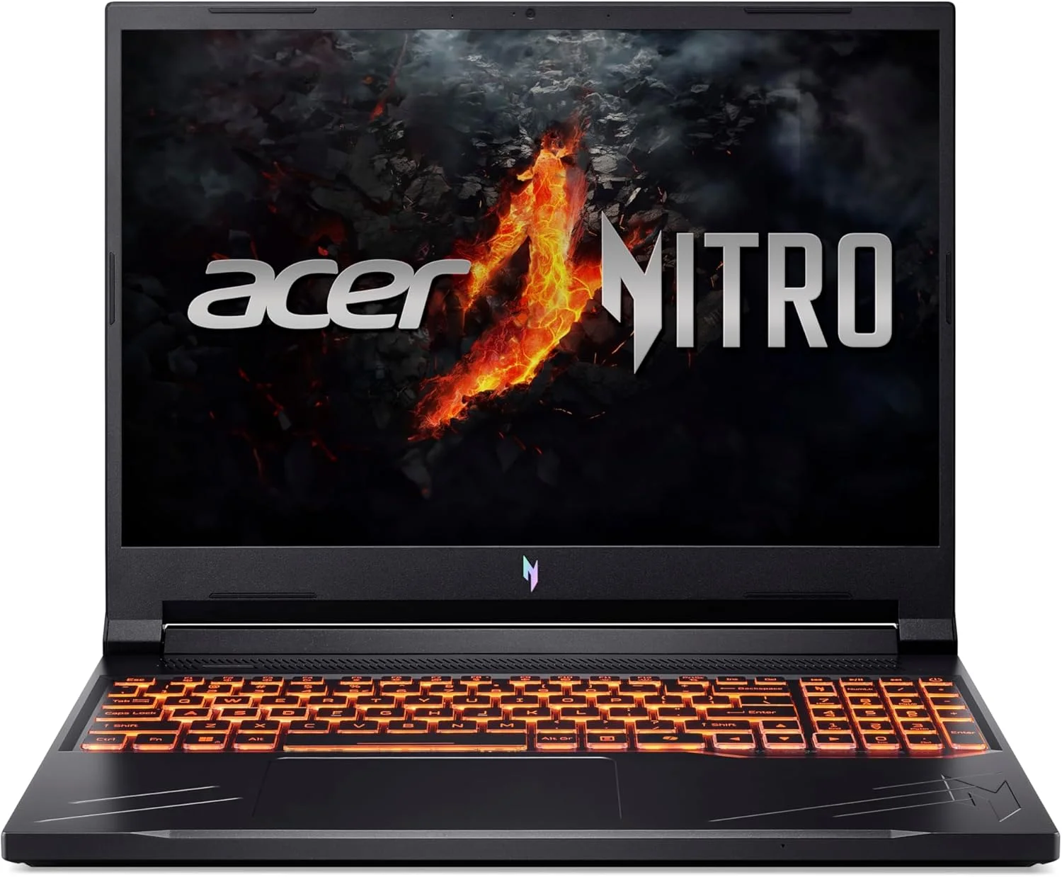لپ تاپ گیمینگ Acer Nitro V ANV16 نسل 14 اینتل Core i7-14650HX با 16 هسته تا 5.2 گیگاهرتز / 16 گیگابایت DDR5 / 1 ترابایت SSD / 8 گیگابایت NVIDIA® GeForce® RTX 4060 / 16 اینچ WUXGA IPS 165 هرتز / W11 / WiFi-6 / مشکی