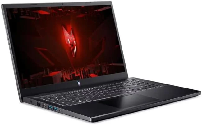 لپ تاپ گیمینگ Acer Nitro V ANV15-51-914J با پردازنده نسل سیزدهم Intel Core i9-13900H با 14 هسته تا 5.40 گیگاهرتز / 32 گیگابایت DDR5 / 1 ترابایت SSD / 6 گیگابایت Nvidia RTX4050 / 15.6 اینچ FHD IPS 144 هرتز / WiFi-6E / صفحه کلید سفید با نور پس زمینه / Win11 Home / مشکی