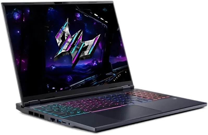 لپ تاپ گیمینگ ایسر Predator Helios Neo 16 AI با پردازنده Intel Ultra 9-275HX (24 هسته ای، 13 TOPS AI)، رم 16 گیگابایت DDR5، حافظه SSD 1 ترابایت، کارت گرافیک 8 گیگابایت GDDR7 NVIDIA GeForce RTX™ 5070، صفحه نمایش 16 اینچ 180 هرتز - ویندوز 11 پرو، مشکی (1 سال گارانتی ایسر) لپ تاپ گیمینگ ایسر Predator Helios Neo 16 AI با پردازنده Intel Ultra 9-275HX (24 هسته ای، 13 TOPS AI)، رم 16 گیگابایت DDR5، حافظه SSD 1 ترابایت، کارت گرافیک 8 گیگابایت GDDR7 NVIDIA GeForce RTX™ 5070، صفحه نمایش 16 اینچ 180 هرتز - ویندوز 11 پرو، مشکی (1 سال گارانتی ایسر)