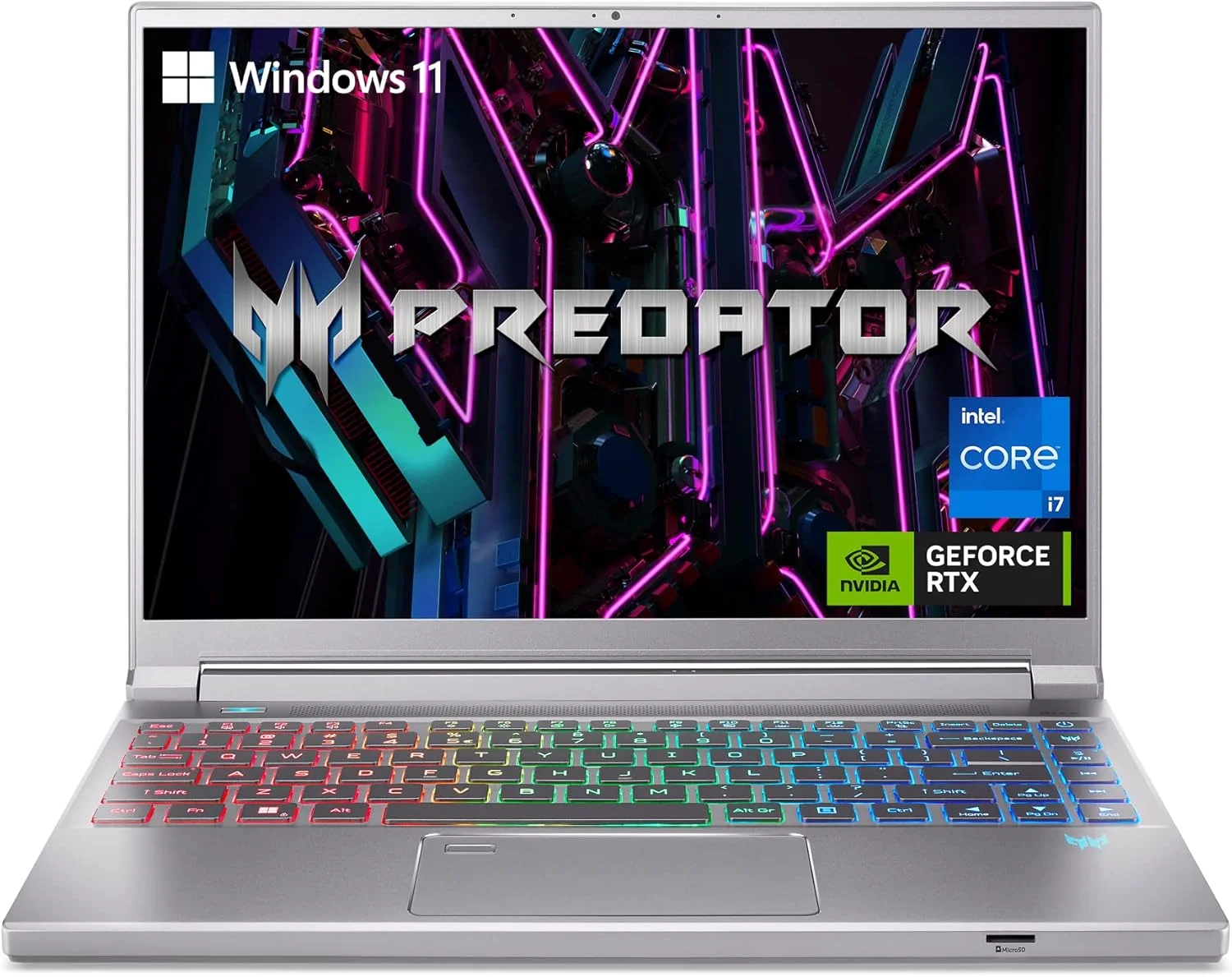 لپ تاپ گیمینگ/خلاقانه Acer Predator Triton 14 | نسل سیزدهم Intel i7-13700H | NVIDIA GeForce RTX 4050 | نمایشگر 14 اینچی WUXGA 165Hz G-SYNC | 16 گیگابایت LPDDR5 | 512 گیگابایت PCIe Gen 4 SSD | Killer WiFi 6E | PT14-51-78B4