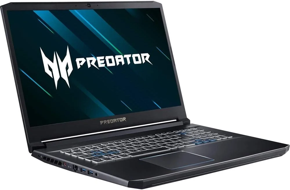 لپ تاپ گیمینگ ایسر Predator Helios 300، صفحه نمایش 17.3 اینچی Full HD IPS، پردازنده Intel i7-9750H، کارت گرافیک GTX 1660 Ti 6GB، رم 8GB DDR4، حافظه SSD 512GB PCIe NVMe، کیبورد با نور پس زمینه RGB، PH317-53-77HB