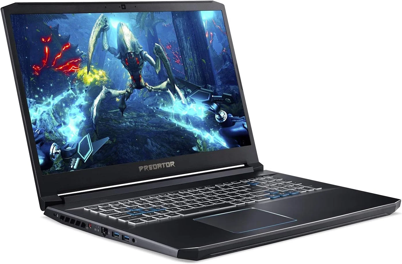 لپ تاپ گیمینگ ایسر Predator Helios 300، صفحه نمایش 17.3 اینچی Full HD 144Hz 3ms IPS، پردازنده Intel i7-9750H، کارت گرافیک GeForce RTX 2070 Max-Q، رم 16 گیگابایتی DDR4، حافظه SSD 512 گیگابایتی PCIe NVMe، کیبورد با نور پس زمینه RGB، PH317-53-79KB