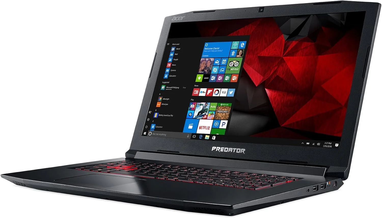 لپ تاپ گیمینگ ایسر Predator Helios 300، پردازنده Intel Core I7، کارت گرافیک Geforce Gtx 1060، صفحه نمایش 17.3 اینچ Full HD، رم 16 گیگابایت DDR4، هارد دیسک 1 ترابایت، اس اس دی 256 گیگابایت، مدل PH317 51 787B، رم 32 گیگابایت DDR4، رنگ مشکی لپ تاپ گیمینگ ایسر Predator Helios 300، پردازنده Intel Core I7، کارت گرافیک Geforce Gtx 1060، صفحه نمایش 17.3 اینچ Full HD، رم 16 گیگابایت DDR4، هارد دیسک 1 ترابایت، اس اس دی 256 گیگابایت، مدل PH317 51 787B، رم 32 گیگابایت DDR4، رنگ مشکی