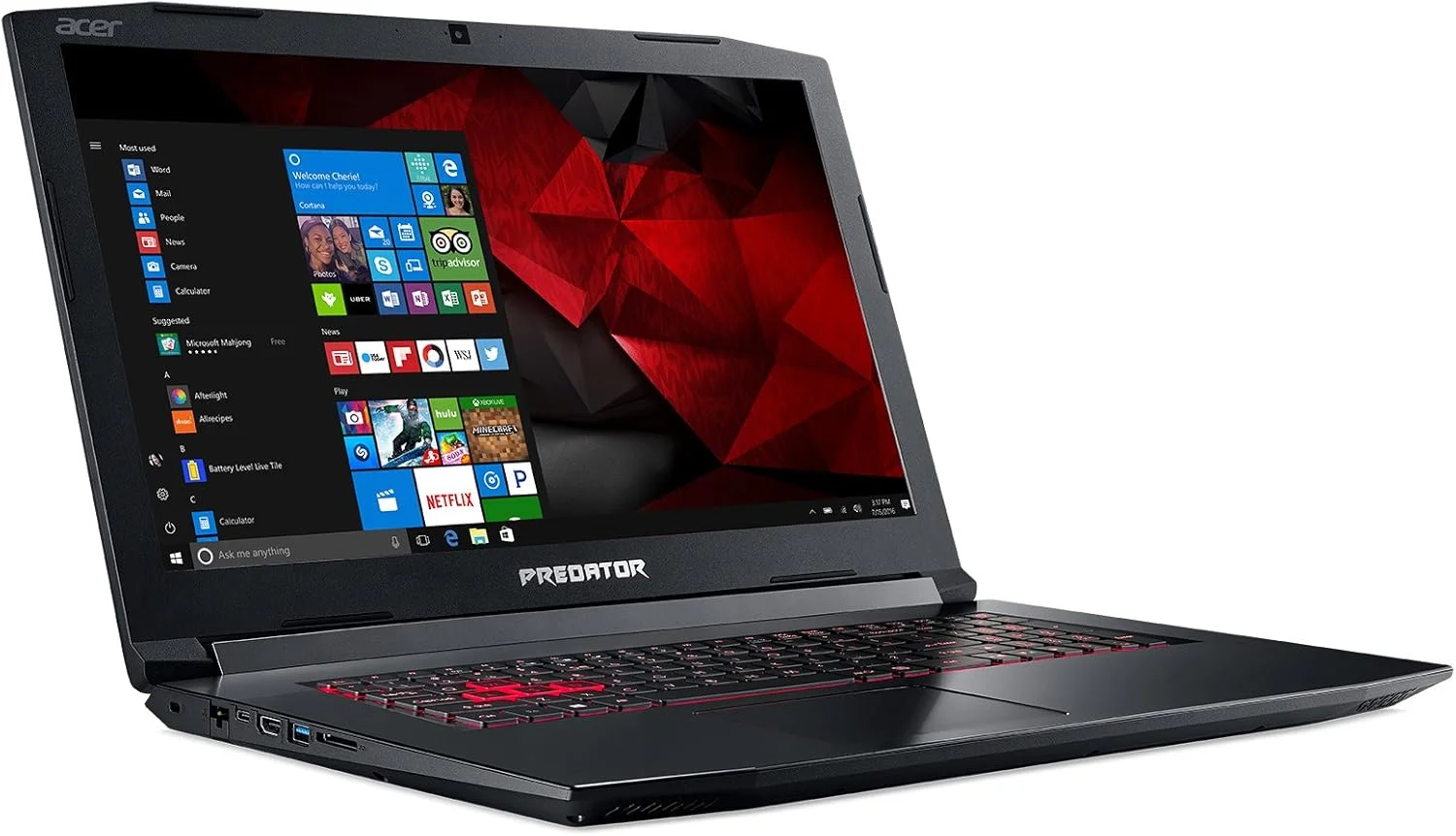 لپ تاپ گیمینگ ایسر Predator Helios 300، پردازنده Intel Core I7، کارت گرافیک Geforce Gtx 1060، صفحه نمایش 17.3 اینچ Full HD، رم 16 گیگابایت DDR4، هارد دیسک 1 ترابایت، اس اس دی 256 گیگابایت، مدل PH317 51 787B، رم 32 گیگابایت DDR4، رنگ مشکی لپ تاپ گیمینگ ایسر Predator Helios 300، پردازنده Intel Core I7، کارت گرافیک Geforce Gtx 1060، صفحه نمایش 17.3 اینچ Full HD، رم 16 گیگابایت DDR4، هارد دیسک 1 ترابایت، اس اس دی 256 گیگابایت، مدل PH317 51 787B، رم 32 گیگابایت DDR4، رنگ مشکی