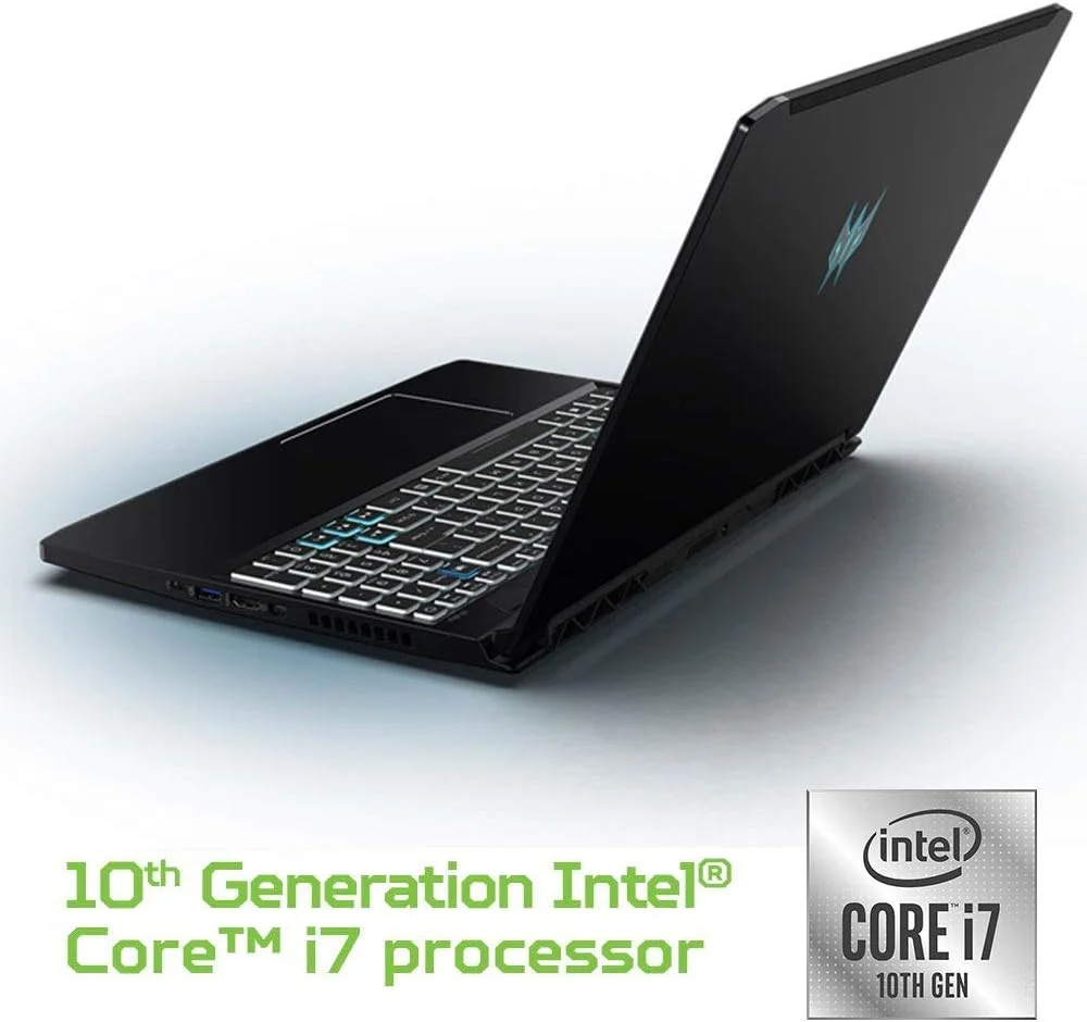 لپ تاپ گیمینگ Acer Predator Triton 300، پردازنده Intel i7-10750H، کارت گرافیک NVIDIA GeForce RTX 2060، صفحه نمایش 15.6 اینچی Full HD IPS 144Hz 3ms، رم 16 گیگابایتی Dual-Channel DDR4، حافظه SSD NVMe 1 ترابایتی، WiFi 6، کیبورد با نور پس زمینه RGB، PT315-52-78W1 لپ تاپ گیمینگ Acer Predator Triton 300، پردازنده Intel i7-10750H، کارت گرافیک NVIDIA GeForce RTX 2060، صفحه نمایش 15.6 اینچی Full HD IPS 144Hz 3ms، رم 16 گیگابایتی Dual-Channel DDR4، حافظه SSD NVMe 1 ترابایتی، WiFi 6، کیبورد با نور پس زمینه RGB، PT315-52-78W1