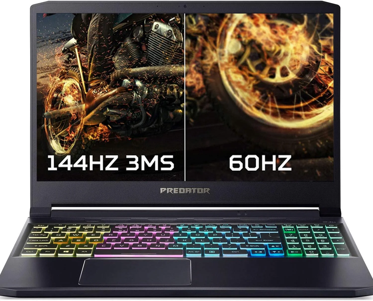 لپ تاپ گیمینگ Acer Predator Triton 300، پردازنده Intel i7-10750H، کارت گرافیک NVIDIA GeForce RTX 2060، صفحه نمایش 15.6 اینچی Full HD IPS 144Hz 3ms، رم 16 گیگابایتی Dual-Channel DDR4، حافظه SSD NVMe 1 ترابایتی، WiFi 6، کیبورد با نور پس زمینه RGB، PT315-52-78W1 لپ تاپ گیمینگ Acer Predator Triton 300، پردازنده Intel i7-10750H، کارت گرافیک NVIDIA GeForce RTX 2060، صفحه نمایش 15.6 اینچی Full HD IPS 144Hz 3ms، رم 16 گیگابایتی Dual-Channel DDR4، حافظه SSD NVMe 1 ترابایتی، WiFi 6، کیبورد با نور پس زمینه RGB، PT315-52-78W1