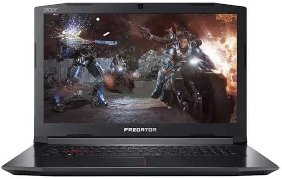 لپ تاپ گیمینگ ایسر Predator Helios 300 با صفحه نمایش 17.3 اینچی، رزولوشن 1920x1080، پردازنده Core i7-9750H 2.60GHz، رم 32 گیگابایتی، حافظه SSD 512 گیگابایتی، ویندوز 10 پرو، مدل مشکی NH.Q5RAA.001