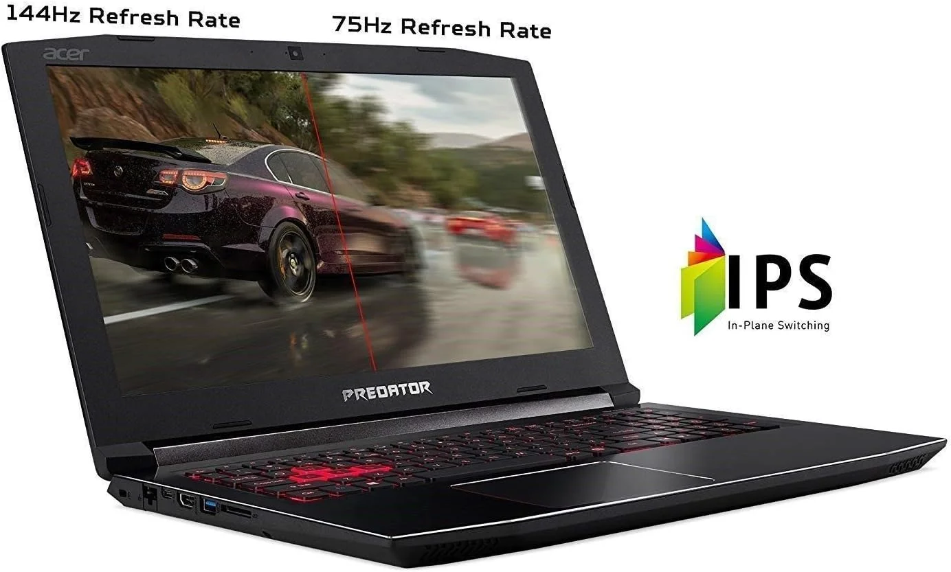 لپ تاپ گیمینگ Acer Predator Helios 300 VR Reality 2019 با صفحه نمایش 15.6 اینچی FHD IPS، پردازنده نسل هشتم Intel Hexa-Core i7-8750H تا 4.1 گیگاهرتز، 32 گیگابایت DDR4، 512 گیگابایت PCIE SSD + 1 ترابایت HDD، کارت گرافیک GTX 1060 6GB، وای فای AC، ویندوز 10