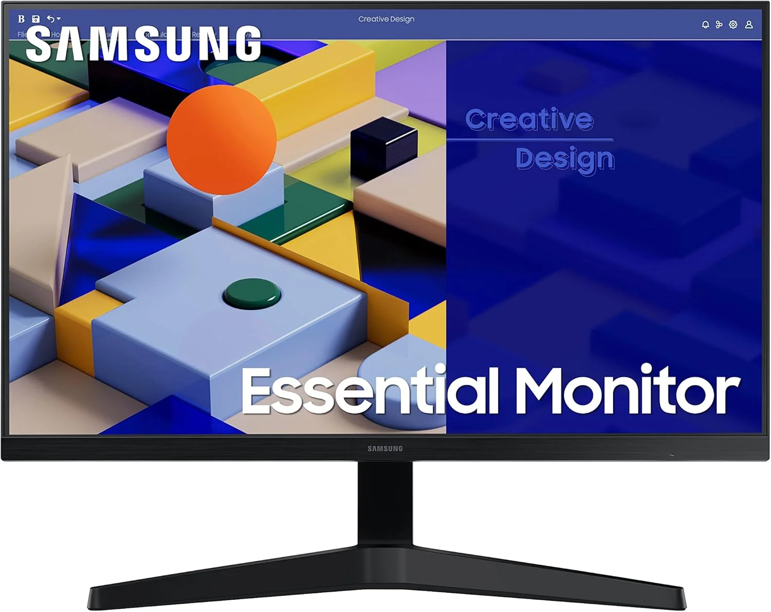 مانیتور 27 اینچی سامسونگ IPS Full HD 1080p 75Hz بدون حاشیه با HDMI و VGA - LS27C310