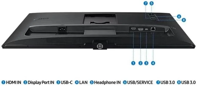 مانیتور 27 اینچ سامسونگ ViewFinity S8 UHD (3840x2160) با پنل IPS، نرخ تازهسازی 60 هرتز و زمان پاسخگویی 5 میلیثانیه، USB Type-C، توان شارژ 90 وات، دارای گواهی TUV Eye Care - نسخه امارات متحده عربی - LS27B800PXMXUE مانیتور 27 اینچ سامسونگ ViewFinity S8 UHD (3840x2160) با پنل IPS، نرخ تازهسازی 60 هرتز و زمان پاسخگویی 5 میلیثانیه، USB Type-C، توان شارژ 90 وات، دارای گواهی TUV Eye Care - نسخه امارات متحده عربی - LS27B800PXMXUE