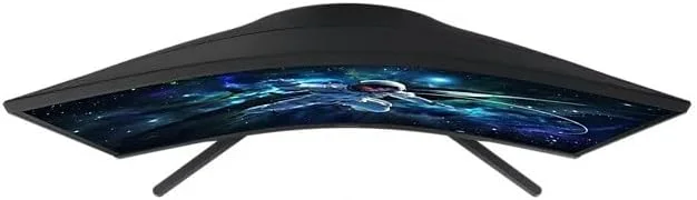مانیتور گیمینگ خمیده 32 اینچ سامسونگ Odyssey G5 G55C QHD، نرخ تازه سازی 165 هرتز و زمان پاسخگویی 1 میلی ثانیه (MPRT)، صفحه نمایش خمیده 1000R، AMD FreeSync، نسخه خاورمیانه (عرضه جدید) - LS32CG552EMXUE
