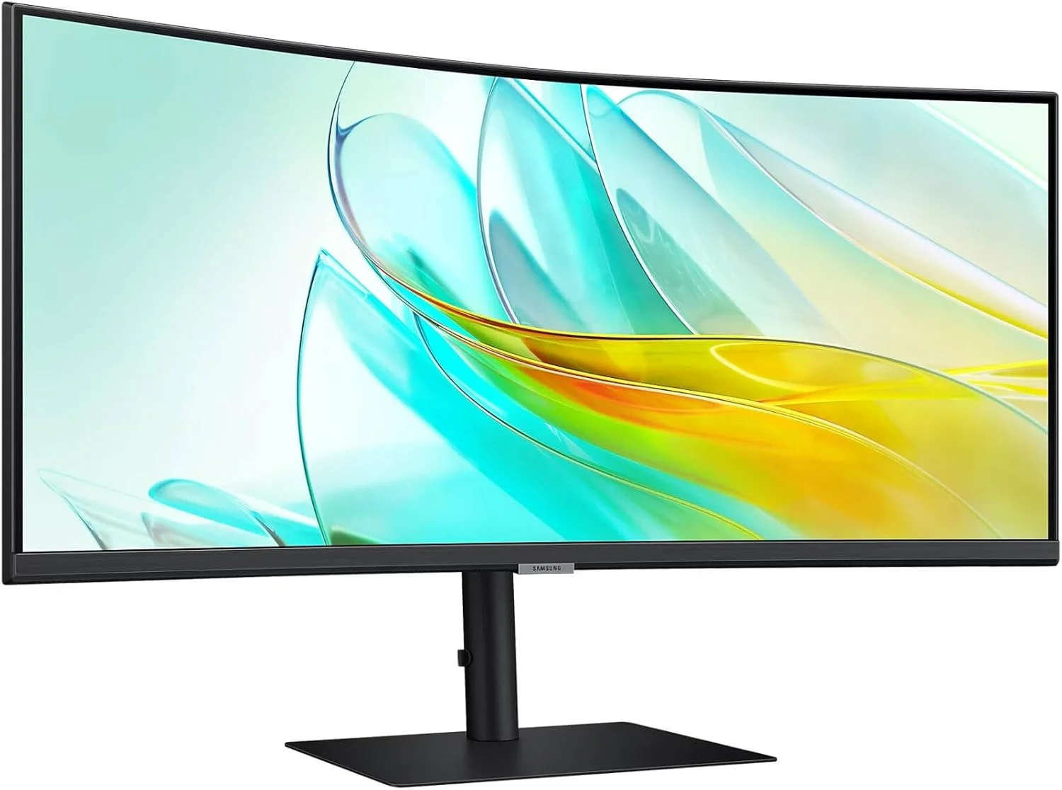مانیتور خمیده سامسونگ ViewFinity S6 S65UC Ultra-WQHD 100Hz AMD FreeSync USB Type-C، سایز 34 اینچ، مشکی