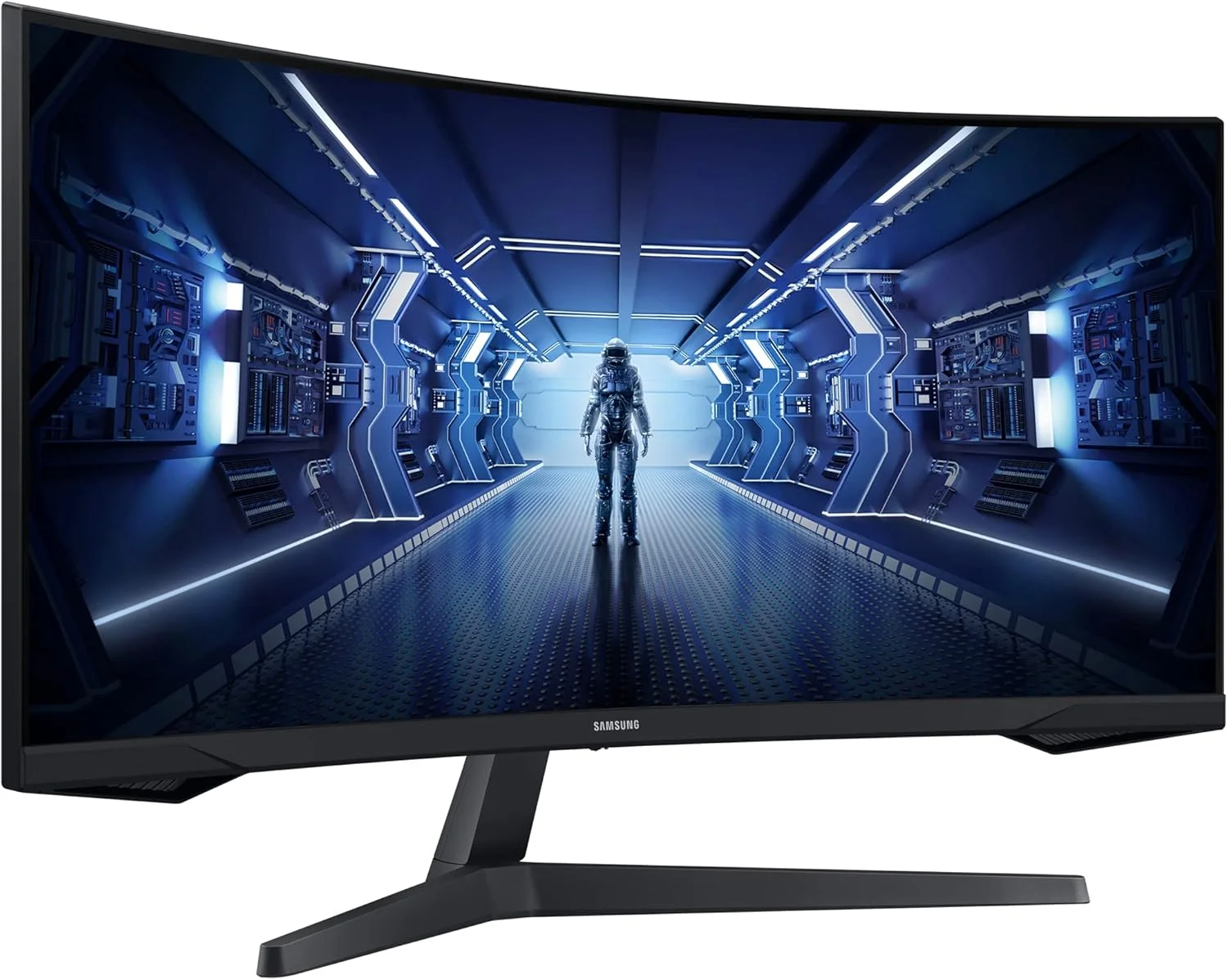 مانیتور گیمینگ 34 اینچی سامسونگ - G5 Odyssey WQHD با صفحه نمایش خمیده 1000R