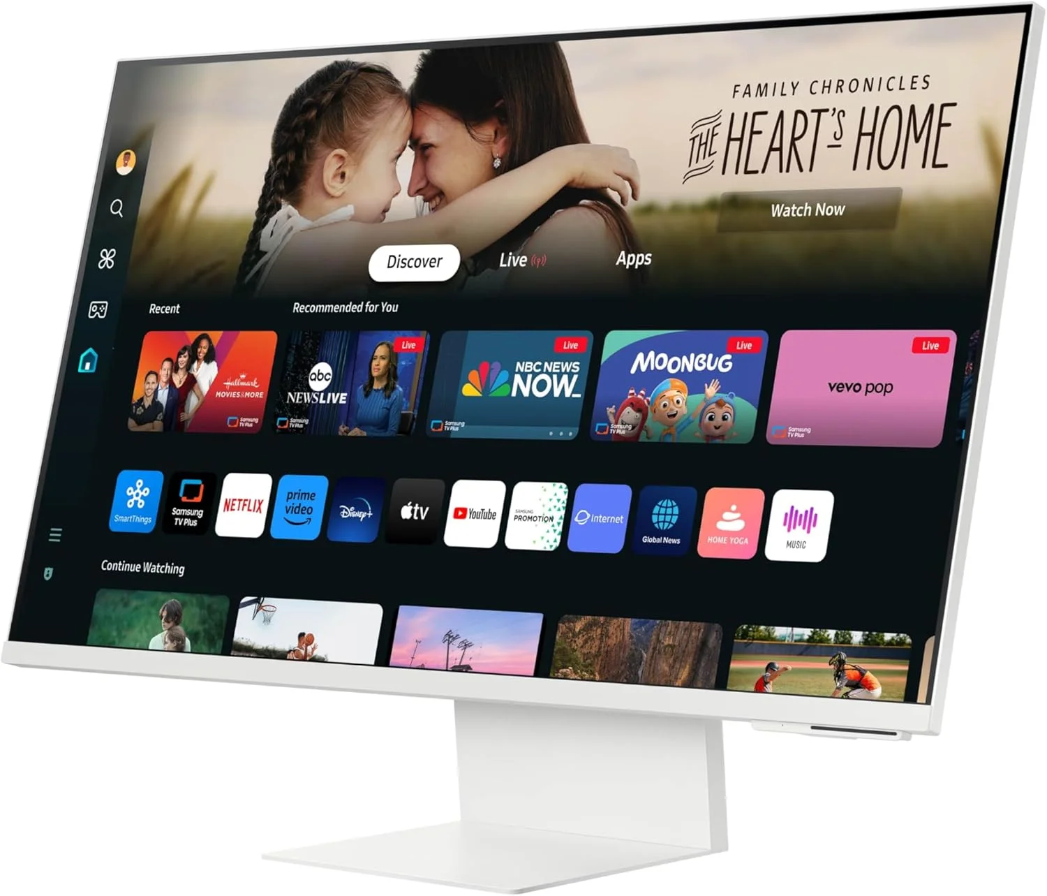 مانیتور هوشمند 32 اینچی 4K UHD سامسونگ سری M8 (M80D) با قابلیت پخش تلویزیون، بلندگوها، HDR10+، ارتقاء مقیاس هوش مصنوعی، USB-C، پایه ارگونومیک، دوربین SlimFit، Gaming Hub، مدل LS32DM801UNXZA، سال 2024 مانیتور هوشمند 32 اینچی 4K UHD سامسونگ سری M8 (M80D) با قابلیت پخش تلویزیون، بلندگوها، HDR10+، ارتقاء مقیاس هوش مصنوعی، USB-C، پایه ارگونومیک، دوربین SlimFit، Gaming Hub، مدل LS32DM801UNXZA، سال 2024