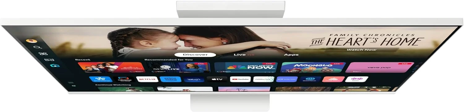 مانیتور هوشمند 32 اینچی 4K UHD سامسونگ سری M8 (M80D) با قابلیت پخش تلویزیون، بلندگوها، HDR10+، ارتقاء مقیاس هوش مصنوعی، USB-C، پایه ارگونومیک، دوربین SlimFit، Gaming Hub، مدل LS32DM801UNXZA، سال 2024 مانیتور هوشمند 32 اینچی 4K UHD سامسونگ سری M8 (M80D) با قابلیت پخش تلویزیون، بلندگوها، HDR10+، ارتقاء مقیاس هوش مصنوعی، USB-C، پایه ارگونومیک، دوربین SlimFit، Gaming Hub، مدل LS32DM801UNXZA، سال 2024