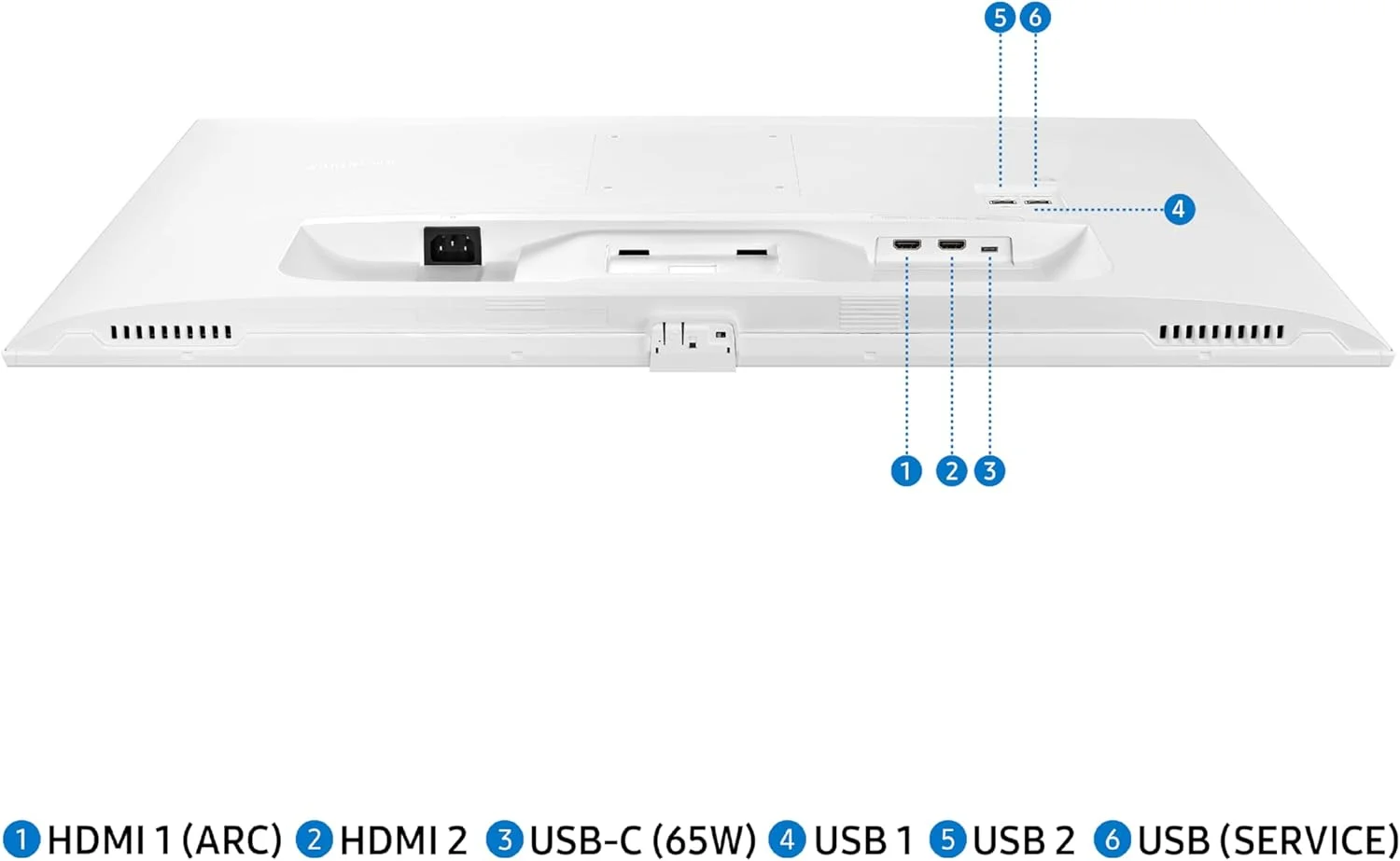 مانیتور هوشمند 32 اینچی 4K UHD سامسونگ سری M7 (M70D) با قابلیت پخش جریانی تلویزیون، بلندگوها، HDR10، USB-C، پورتهای متعدد، Gaming Hub، ریموت SolarCell، ابزارهای دسترسی بصری، LS32DM703UNXZA، 2024، سفید مانیتور هوشمند 32 اینچی 4K UHD سامسونگ سری M7 (M70D) با قابلیت پخش جریانی تلویزیون، بلندگوها، HDR10، USB-C، پورتهای متعدد، Gaming Hub، ریموت SolarCell، ابزارهای دسترسی بصری، LS32DM703UNXZA، 2024، سفید