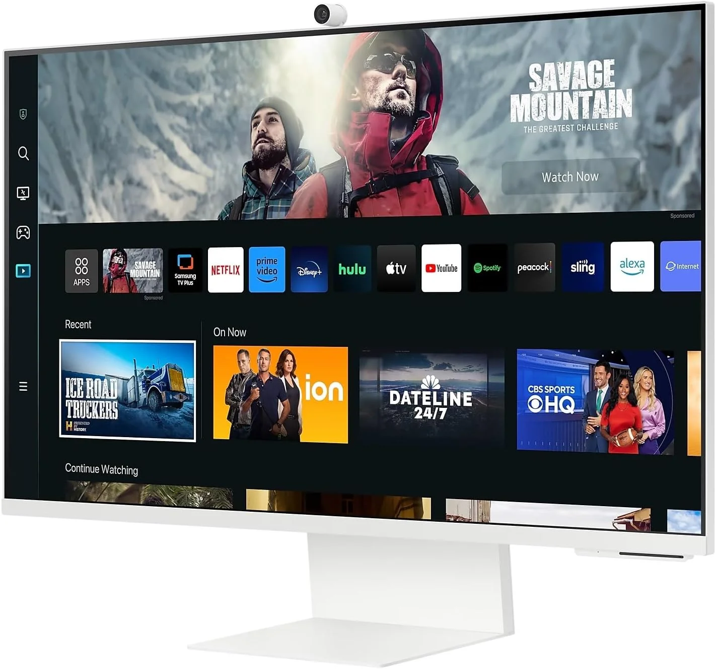 مانیتور هوشمند 32 اینچی 4K سامسونگ VA با وب کم، HDMI، USB-C، هاب USB، WiFi، بلوتوث مدل M8 M80C سفید مانیتور هوشمند 32 اینچی 4K سامسونگ VA با وب کم، HDMI، USB-C، هاب USB، WiFi، بلوتوث مدل M8 M80C سفید