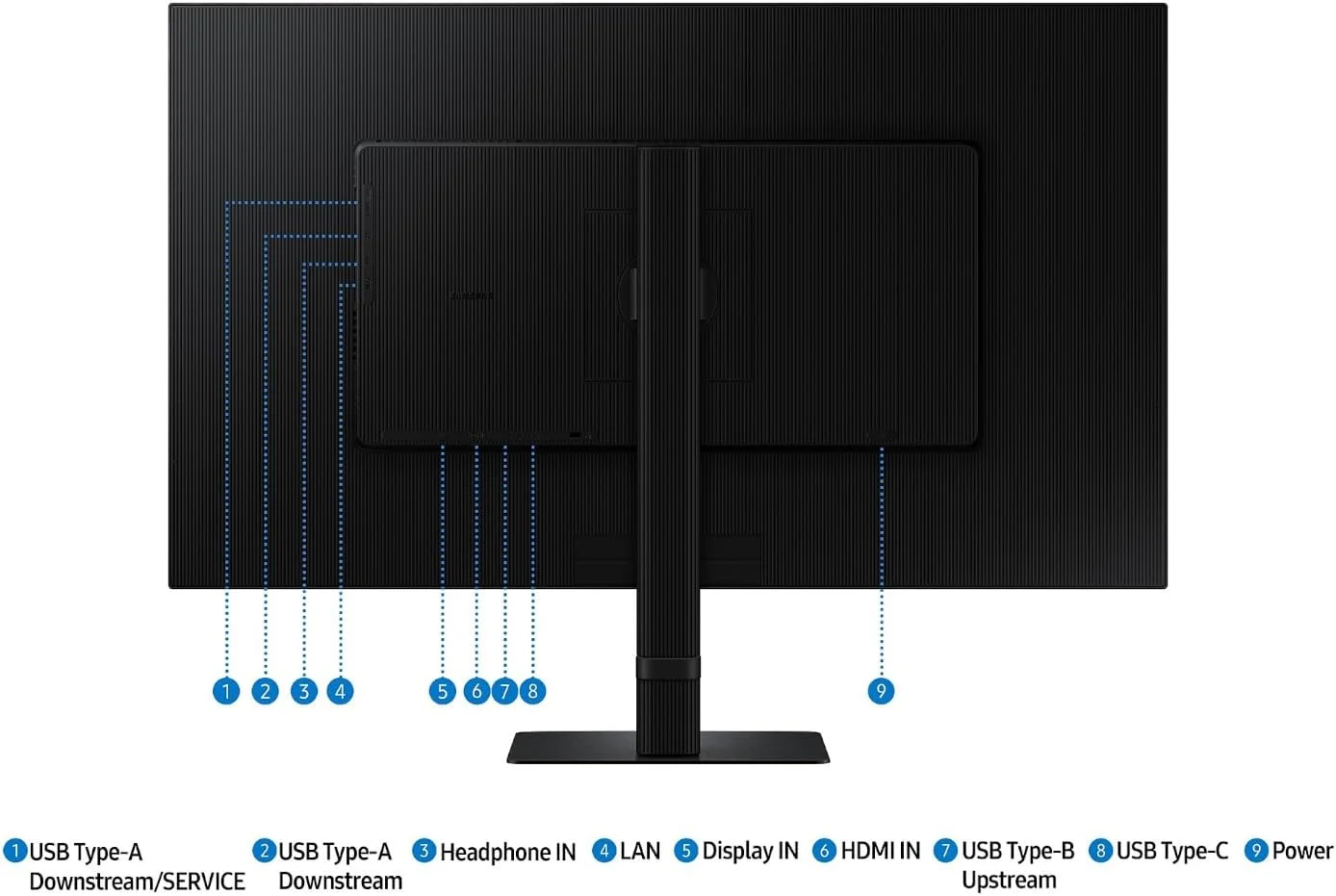 مانیتور 32 اینچ سامسونگ ViewFinity S8 S80D UHD (LS32D806UAMXUE) - 4K UHD، IPS، USB-C، HDR10 - همراه با بسته نرم افزاری هاب 7 در 1، وب کم، ماوس بی سیم و پد ماوس از 1st Wave Technology مانیتور 32 اینچ سامسونگ ViewFinity S8 S80D UHD (LS32D806UAMXUE) - 4K UHD، IPS، USB-C، HDR10 - همراه با بسته نرم افزاری هاب 7 در 1، وب کم، ماوس بی سیم و پد ماوس از 1st Wave Technology