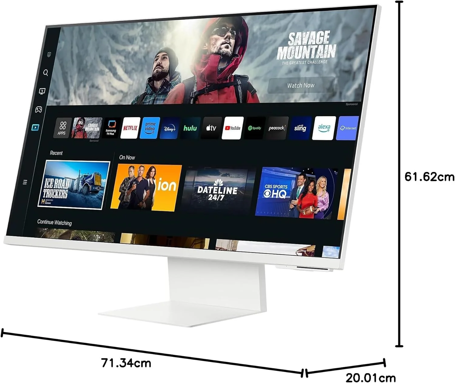 مانیتور هوشمند 32 اینچی 4K سامسونگ VA با وب کم، HDMI، USB-C، هاب USB، WiFi، بلوتوث مدل M8 M80C سفید مانیتور هوشمند 32 اینچی 4K سامسونگ VA با وب کم، HDMI، USB-C، هاب USB، WiFi، بلوتوث مدل M8 M80C سفید
