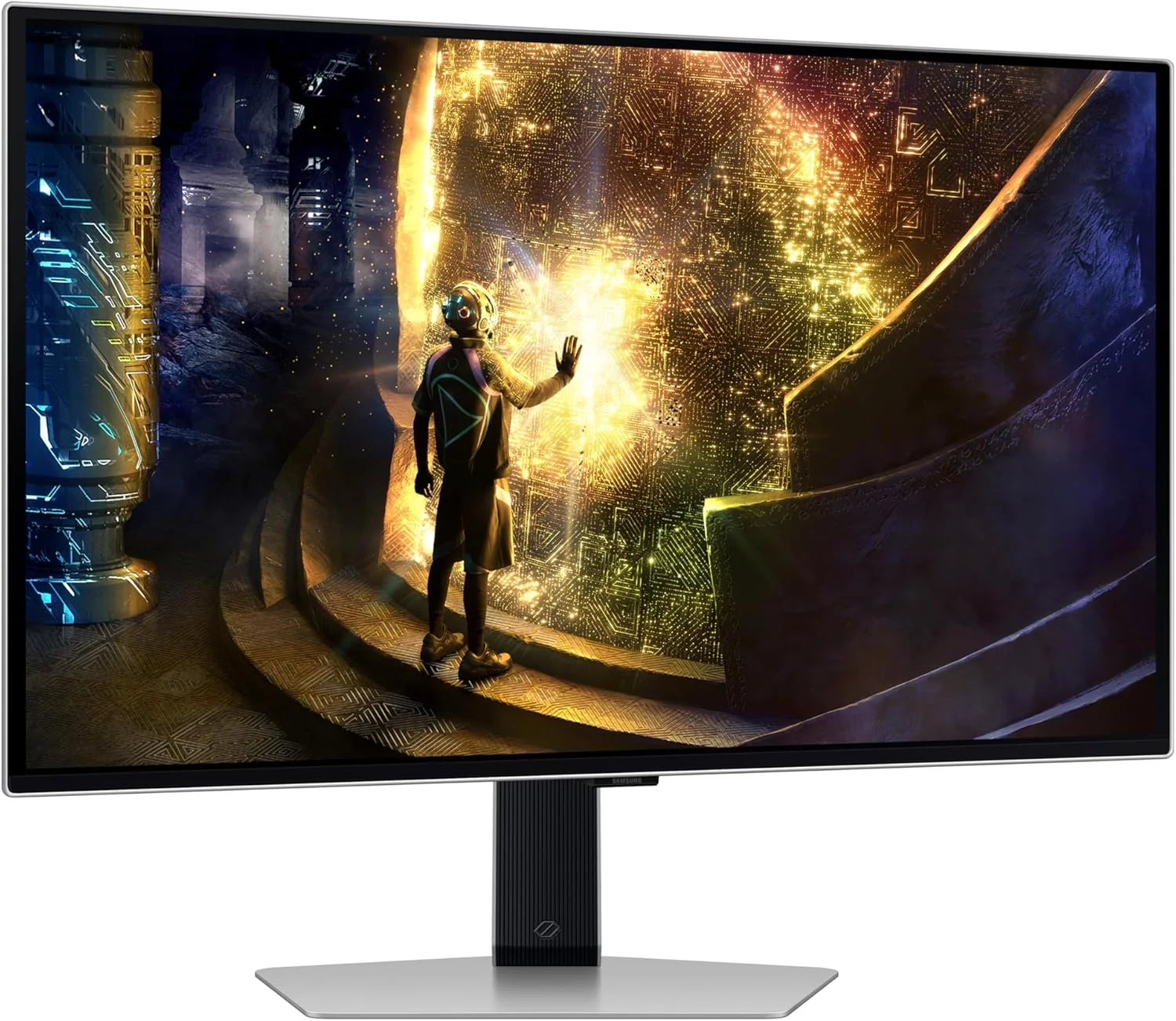 مانیتور گیمینگ 27 اینچی سامسونگ G6 G61D Odyssey OLED QHD 240Hz 0.03Ms، نقره ای مات، با قابلیت تنظیم ارتفاع و چرخش، LS27DG612SMXUE مانیتور گیمینگ 27 اینچی سامسونگ G6 G61D Odyssey OLED QHD 240Hz 0.03Ms، نقره ای مات، با قابلیت تنظیم ارتفاع و چرخش، LS27DG612SMXUE