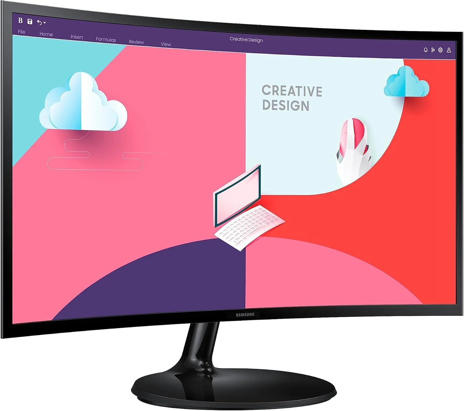 مانیتور خمیده 24 اینچی سامسونگ S3 با کیفیت Full HD، انحنای صفحه نمایش 1800R، نرخ تازه سازی 75 هرتز، AMD FreeSync (بازسازی شده) مانیتور خمیده 24 اینچی سامسونگ S3 با کیفیت Full HD، انحنای صفحه نمایش 1800R، نرخ تازه سازی 75 هرتز، AMD FreeSync (بازسازی شده)