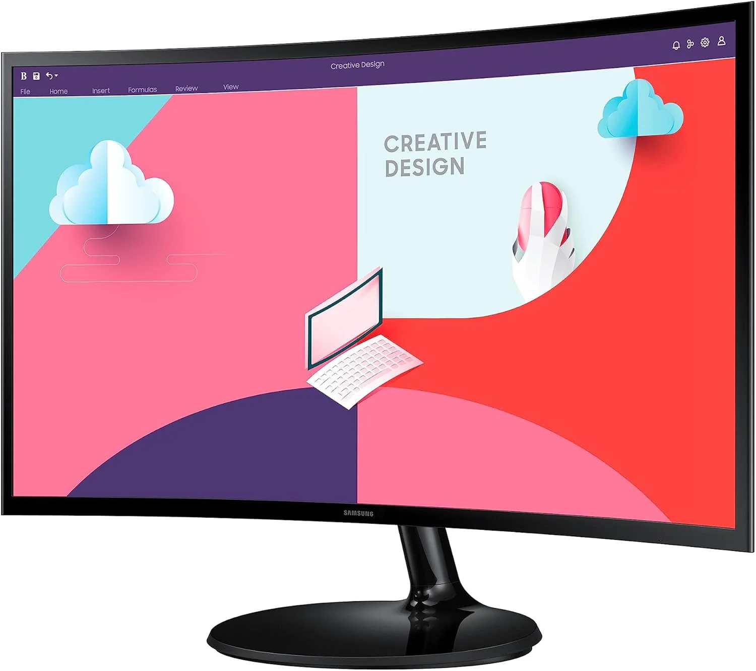 مانیتور خمیده 24 اینچی سامسونگ S3 با کیفیت Full HD، انحنای صفحه نمایش 1800R، نرخ تازه سازی 75 هرتز، AMD FreeSync (بازسازی شده) مانیتور خمیده 24 اینچی سامسونگ S3 با کیفیت Full HD، انحنای صفحه نمایش 1800R، نرخ تازه سازی 75 هرتز، AMD FreeSync (بازسازی شده)