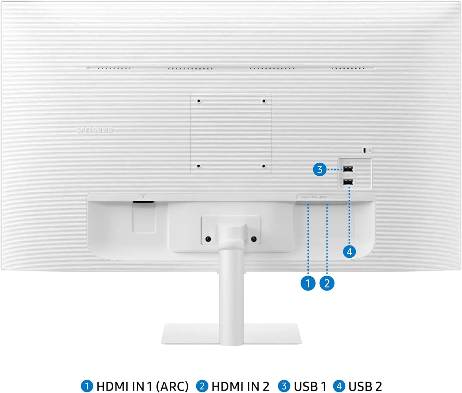 مانیتور هوشمند 27 اینچی FHD سامسونگ سری M5 (M50D) با قابلیت پخش تلویزیون، بلندگوها، HDR10، مرکز بازی، پورت های متعدد، ردیاب تمرین، ابزارهای دسترسی بصری، LS27DM501ENXZA، 2024 مانیتور هوشمند 27 اینچی FHD سامسونگ سری M5 (M50D) با قابلیت پخش تلویزیون، بلندگوها، HDR10، مرکز بازی، پورت های متعدد، ردیاب تمرین، ابزارهای دسترسی بصری، LS27DM501ENXZA، 2024