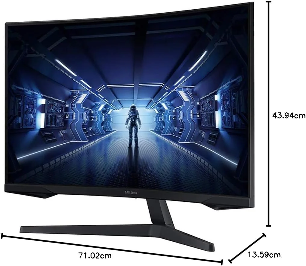 مانیتور گیمینگ 32 اینچی سامسونگ Odyssey G5 Series WQHD (2560x1440)، 144 هرتز، خمیده، 1 میلیثانیه، HDMI، Display Port، FreeSync Premium (LC32G55TQWNXZA) مانیتور گیمینگ 32 اینچی سامسونگ Odyssey G5 Series WQHD (2560x1440)، 144 هرتز، خمیده، 1 میلیثانیه، HDMI، Display Port، FreeSync Premium (LC32G55TQWNXZA)