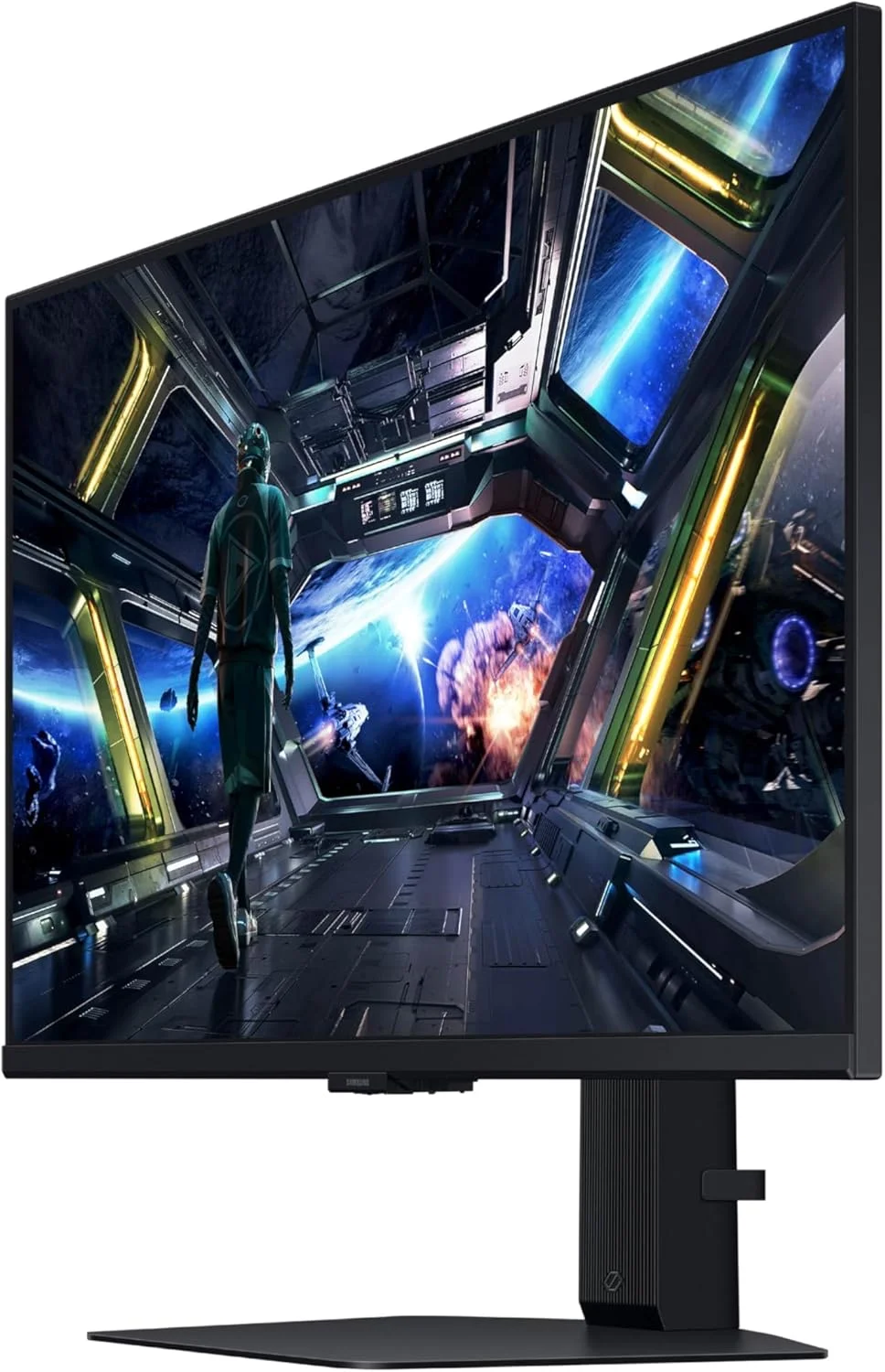 مانیتور گیمینگ هوشمند 27 اینچی سامسونگ Odyssey G7 (G70D) 4K UHD IPS با نرخ نوسازی 144 هرتز و زمان پاسخگویی 1 میلیثانیه (GtG)، AMD Freesync Premium، رنگهای زنده، پایه قابل تنظیم، Black Equalizer، مدل LS27DG702ENXZA مانیتور گیمینگ هوشمند 27 اینچی سامسونگ Odyssey G7 (G70D) 4K UHD IPS با نرخ نوسازی 144 هرتز و زمان پاسخگویی 1 میلیثانیه (GtG)، AMD Freesync Premium، رنگهای زنده، پایه قابل تنظیم، Black Equalizer، مدل LS27DG702ENXZA