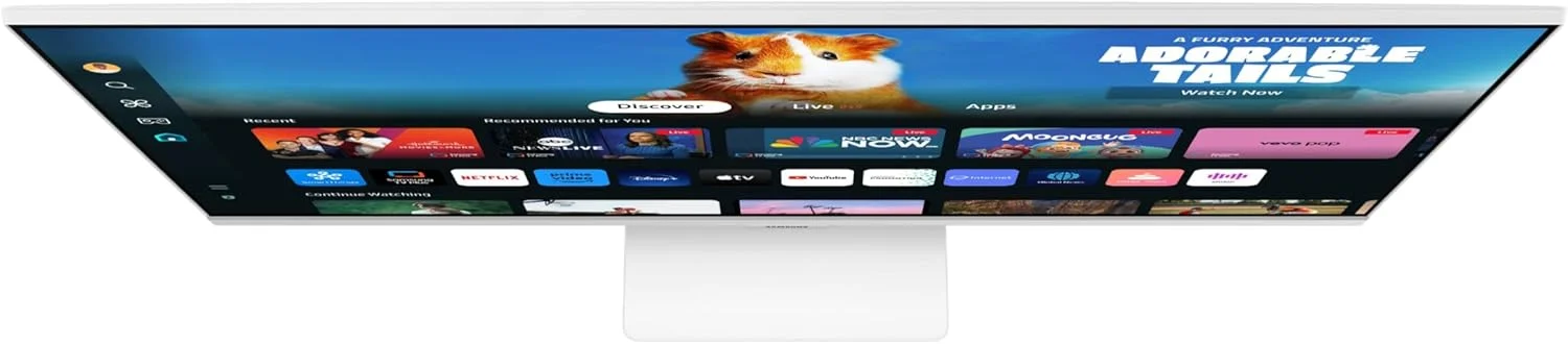 مانیتور هوشمند 27 اینچی FHD سامسونگ سری M5 (M50D) با قابلیت پخش تلویزیون، بلندگوها، HDR10، مرکز بازی، پورت های متعدد، ردیاب تمرین، ابزارهای دسترسی بصری، LS27DM501ENXZA، 2024 مانیتور هوشمند 27 اینچی FHD سامسونگ سری M5 (M50D) با قابلیت پخش تلویزیون، بلندگوها، HDR10، مرکز بازی، پورت های متعدد، ردیاب تمرین، ابزارهای دسترسی بصری، LS27DM501ENXZA، 2024