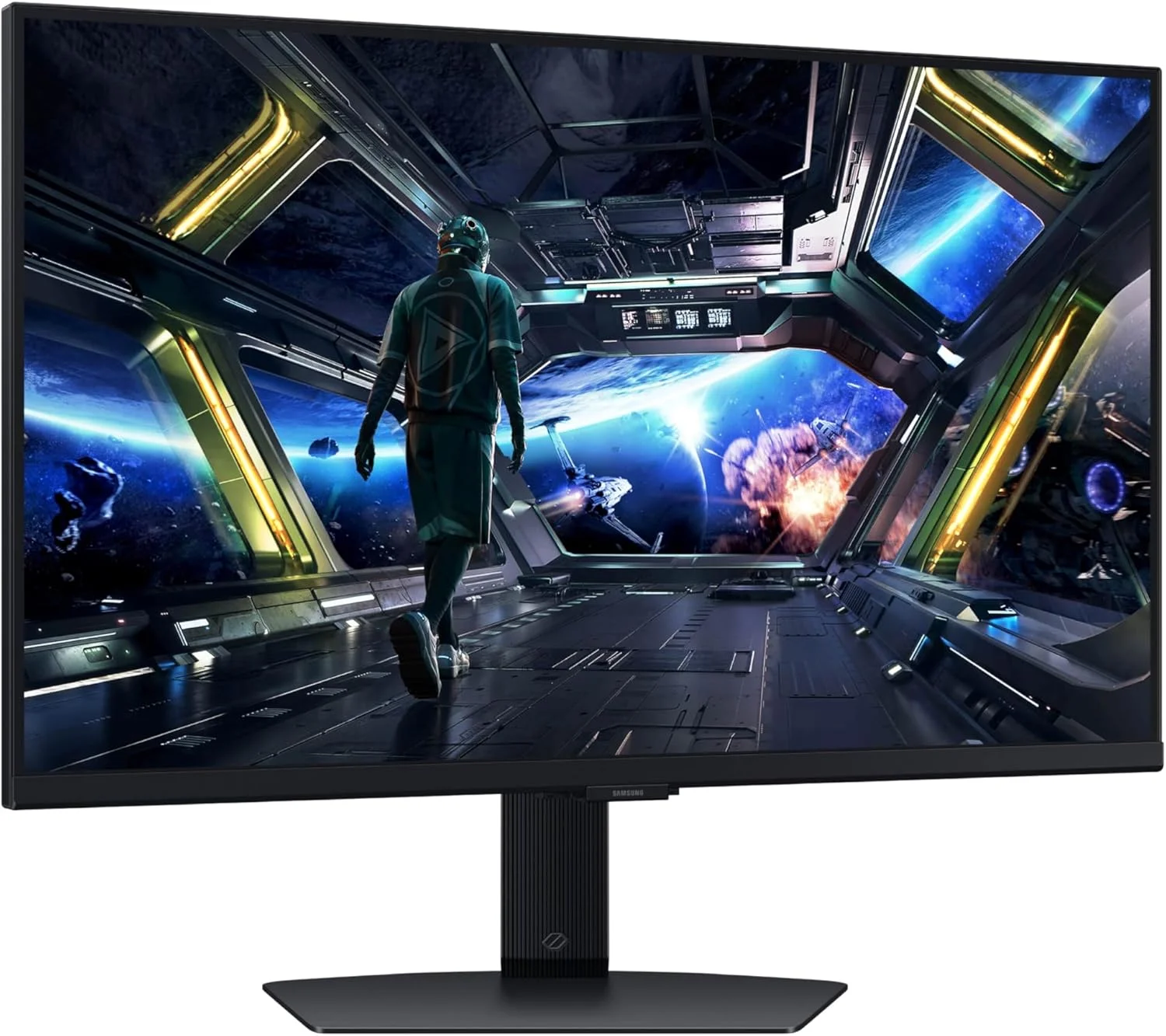 مانیتور گیمینگ هوشمند 27 اینچی سامسونگ Odyssey G7 (G70D) 4K UHD IPS با نرخ نوسازی 144 هرتز و زمان پاسخگویی 1 میلیثانیه (GtG)، AMD Freesync Premium، رنگهای زنده، پایه قابل تنظیم، Black Equalizer، مدل LS27DG702ENXZA مانیتور گیمینگ هوشمند 27 اینچی سامسونگ Odyssey G7 (G70D) 4K UHD IPS با نرخ نوسازی 144 هرتز و زمان پاسخگویی 1 میلیثانیه (GtG)، AMD Freesync Premium، رنگهای زنده، پایه قابل تنظیم، Black Equalizer، مدل LS27DG702ENXZA