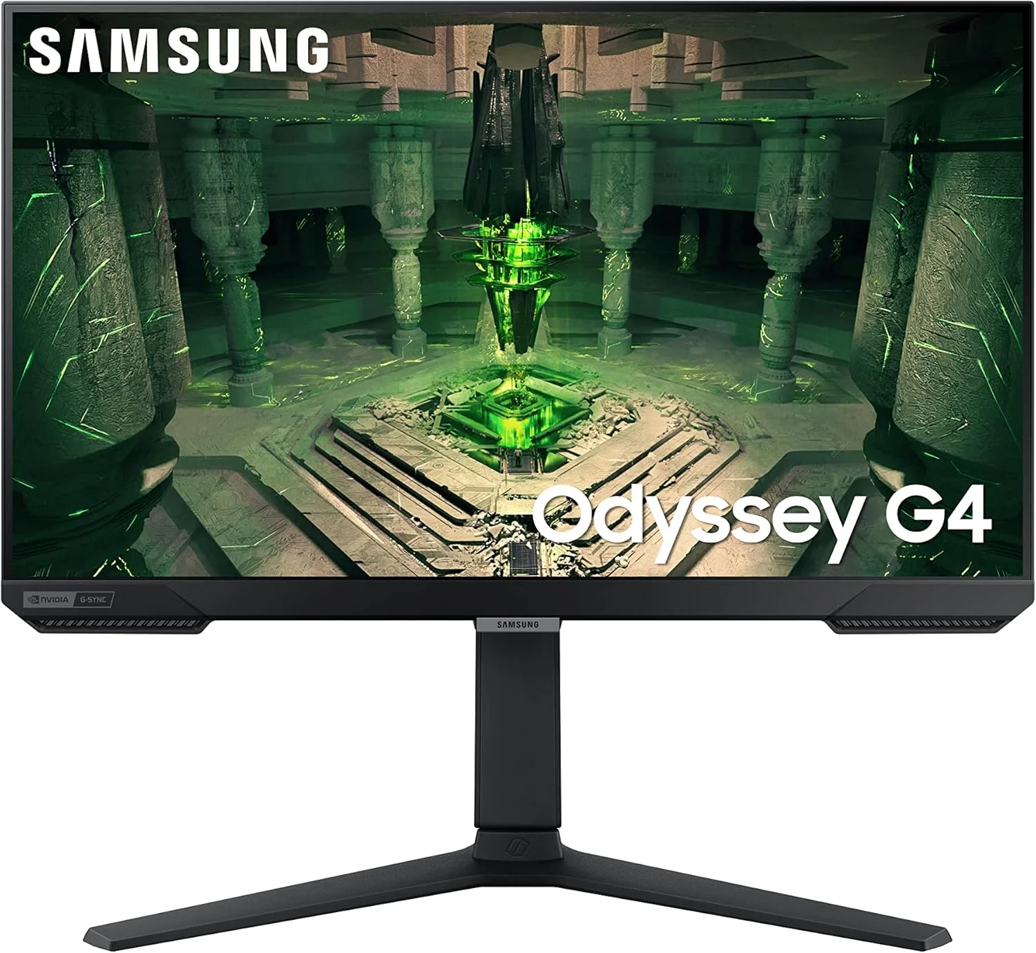 مانیتور گیمینگ 25 اینچی سامسونگ مدل LS25BG400EUX با رزولوشن 1920x1080، نرخ بروزرسانی 240 هرتز، زمان پاسخگویی 1 میلی‌ثانیه، HDR 10، Freesync Premium، G-Sync Compatible و کیفیت Full HD - مشکی
