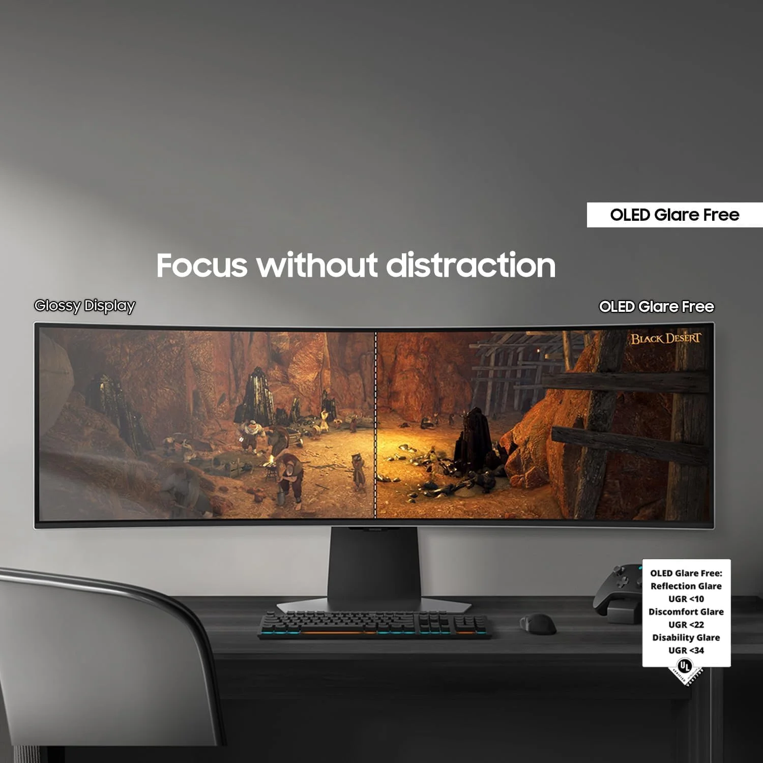 مانیتور گیمینگ خمیده 34 اینچی سامسونگ Odyssey G85SD Series QD-OLED Ultra WQHD، نرخ نوسازی 175 هرتز، زمان پاسخگویی 0.03 میلیثانیه، DisplayHDR True Black 400، AMD FreeSync Premium Pro، استریم پیشرفته بازی، LS34DG856SNXZA، 2024 مانیتور گیمینگ خمیده 34 اینچی سامسونگ Odyssey G85SD Series QD-OLED Ultra WQHD، نرخ نوسازی 175 هرتز، زمان پاسخگویی 0.03 میلیثانیه، DisplayHDR True Black 400، AMD FreeSync Premium Pro، استریم پیشرفته بازی، LS34DG856SNXZA، 2024