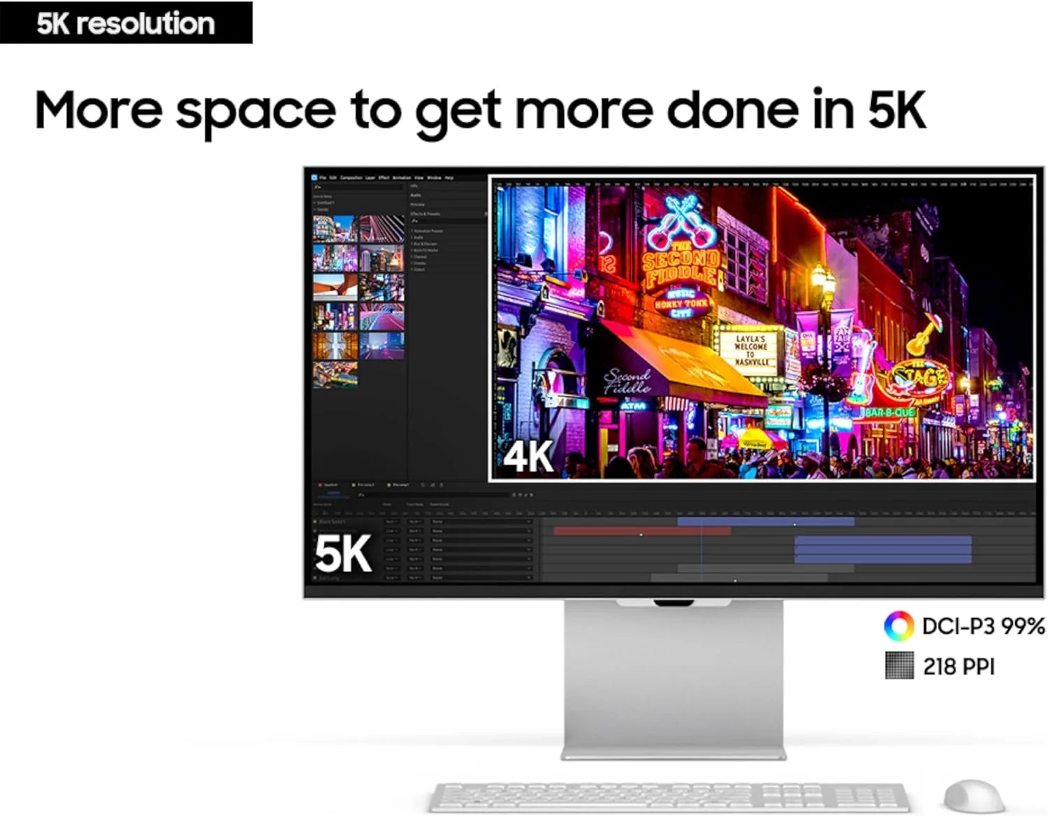 مانیتور کامپیوتر 27 اینچی سامسونگ ViewFinity S9 Series 5K، Thunderbolt 4، DisplayPort، صفحه نمایش مات، دوربین 4K Slimfit، طراحی فلزی باریک، AirPlay، برنامه های Smart-TV، Gaming Hub، LS27C900PANXZA، 2023 مانیتور کامپیوتر 27 اینچی سامسونگ ViewFinity S9 Series 5K، Thunderbolt 4، DisplayPort، صفحه نمایش مات، دوربین 4K Slimfit، طراحی فلزی باریک، AirPlay، برنامه های Smart-TV، Gaming Hub، LS27C900PANXZA، 2023